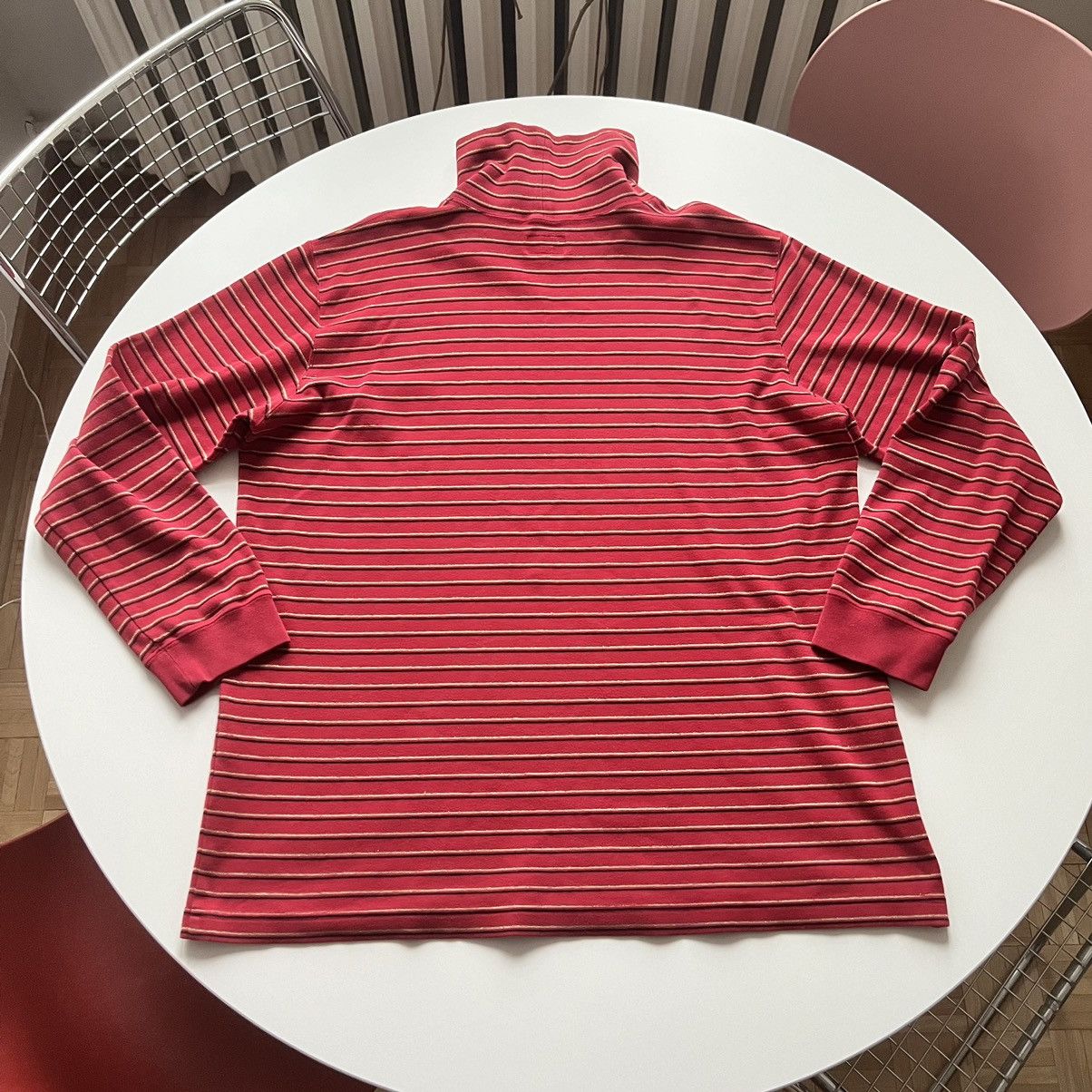 Supreme Supreme Gold Stripe Turtleneck Top Red XL Size US XL / EU 56 / 4 - 6 Thumbnail