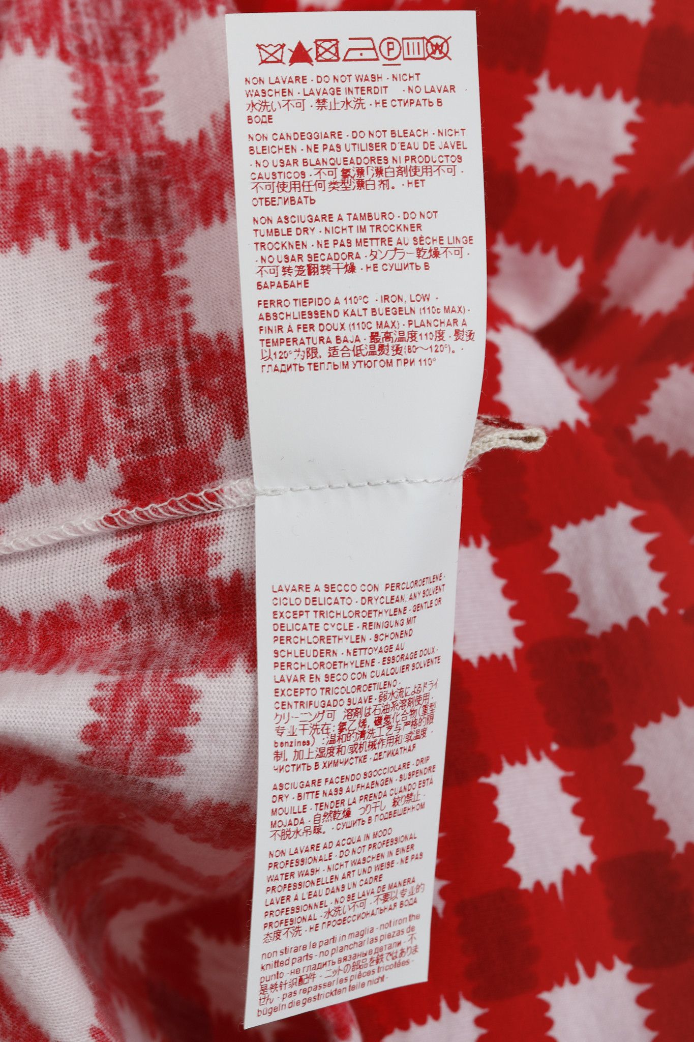Marni Marni Red Pink Check Varsity Knit Trim Top Size M / US 6-8 / IT 42-44 - 9 Thumbnail