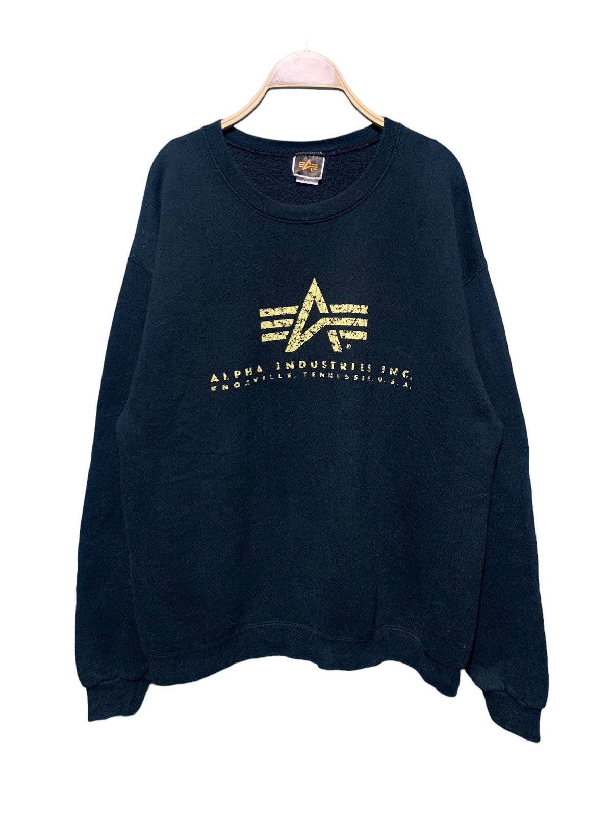 Alpha Industries × Vintage Vintage Alpha industries baggy sweatshirt Size US L / EU 52-54 / 3 - 2 Thumbnail