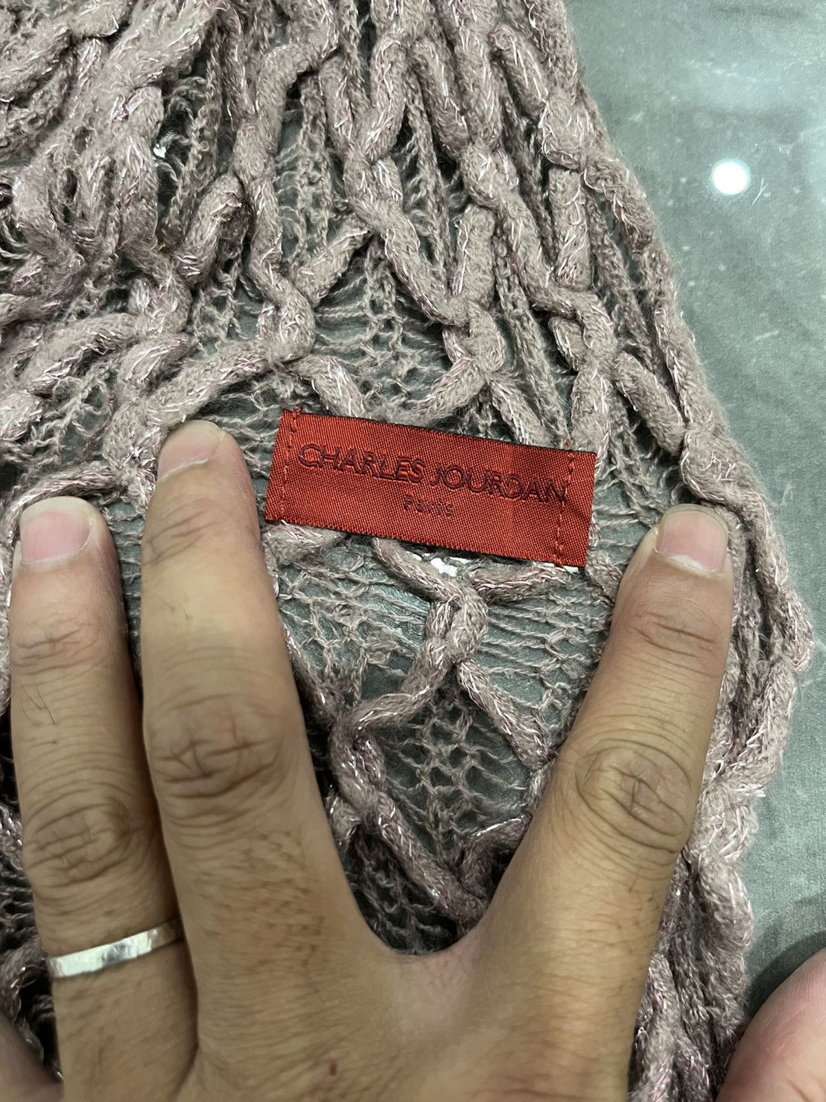 Japanese Brand × KMRii Charles jourdan knit scraft kmrii styled Size ONE SIZE - 2 Thumbnail