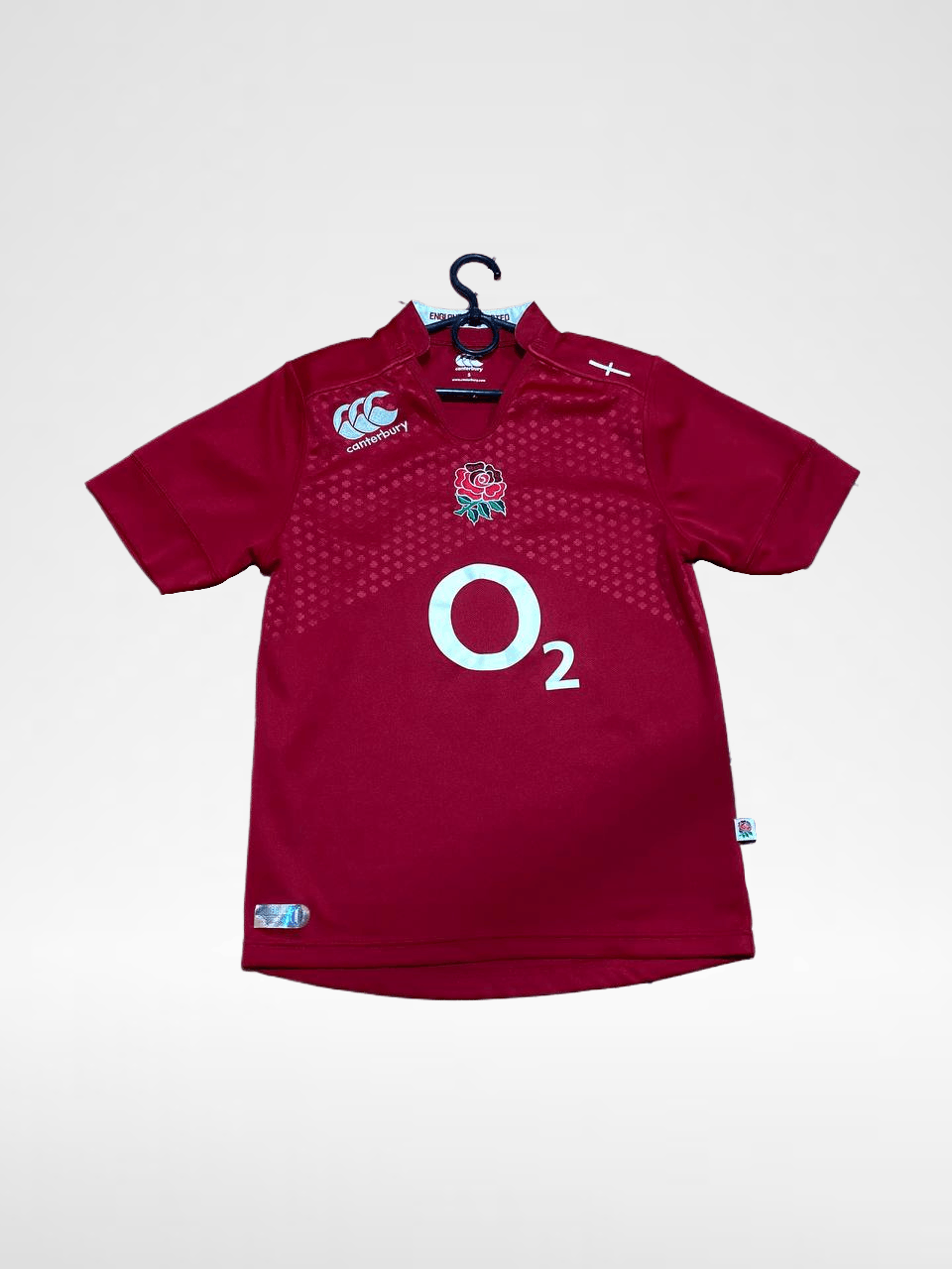 Canterbury of New Zealand Logo Canterbury Red Jerseys ENGLAND Size S Size US S / EU 44-46 / 1 - 1 Thumbnail