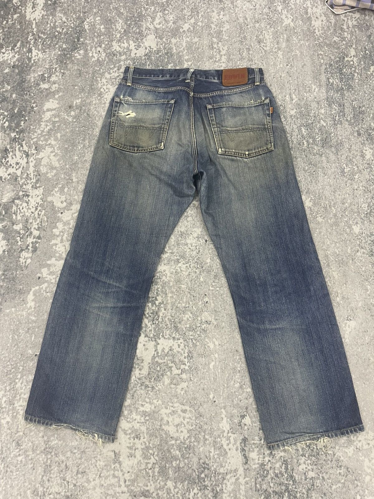 Edwin Edwin 505x Selvedge Distressed Denim Size US 33 - 11 Thumbnail
