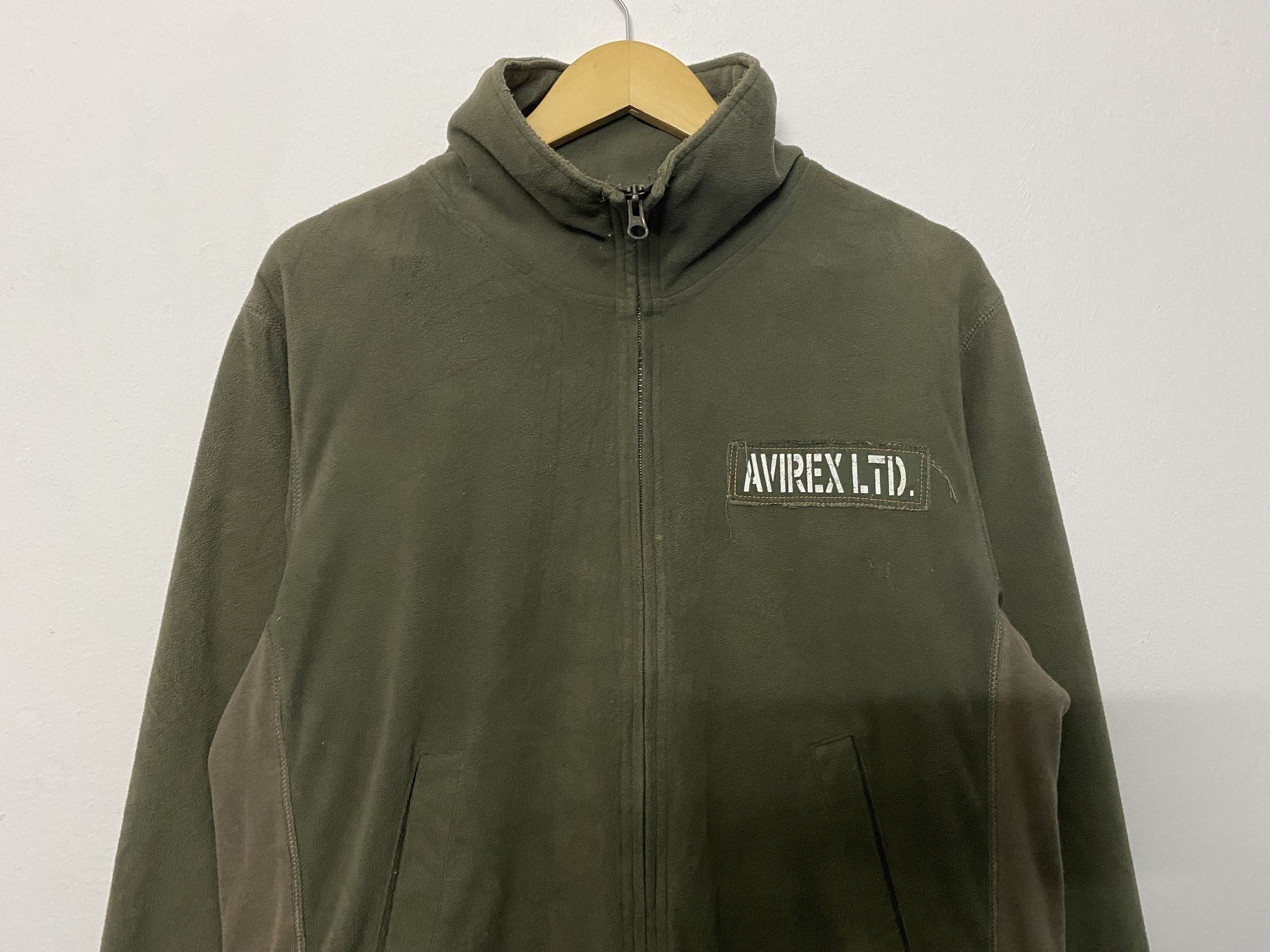 Avirex VTG Avirex LTD "Air Force" Military Fleece Zip-Up Jacket Size US L / EU 52-54 / 3 - 3 Thumbnail