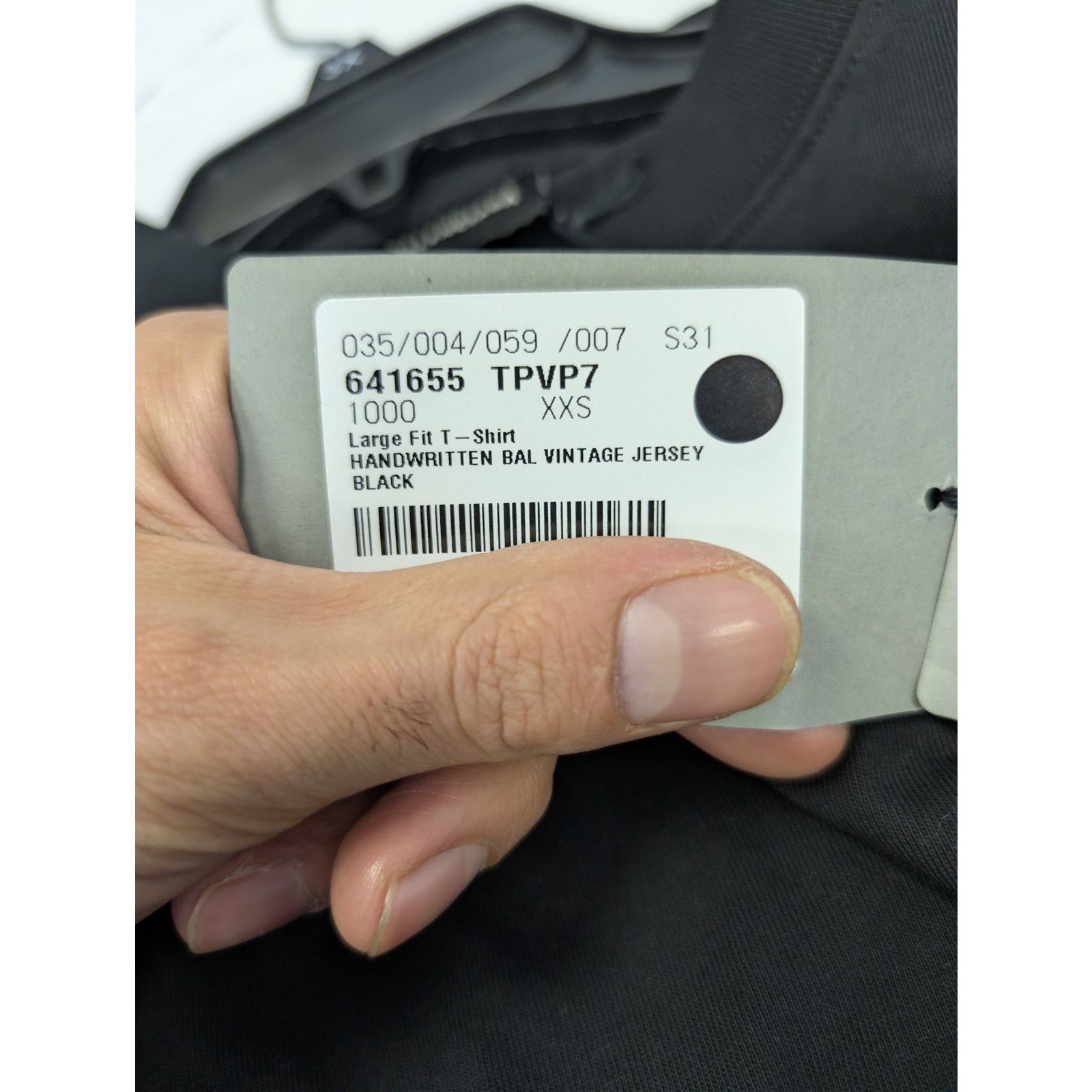 Balenciaga o1rshd1 Handwritten Balenciaga Vintage Jersey Fit T-Shirt Size US XXS / EU 40 - 23 Thumbnail