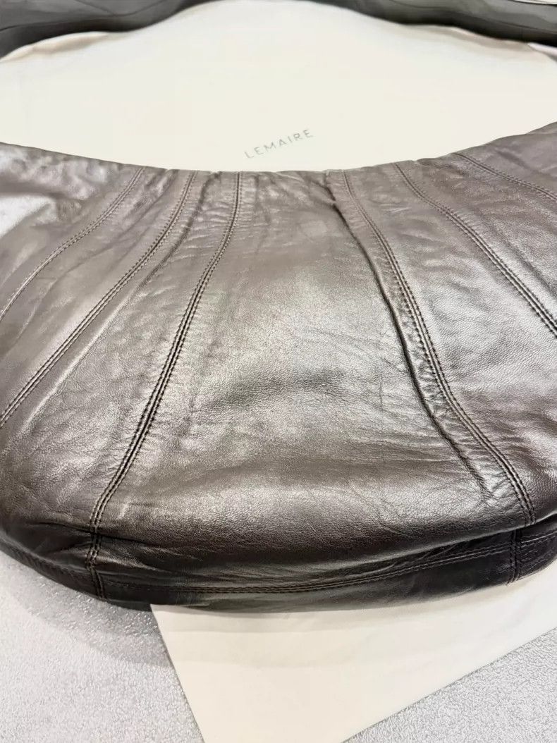 Lemaire Lemaire large size lamb leather horn bag Size ONE SIZE - 5 Thumbnail