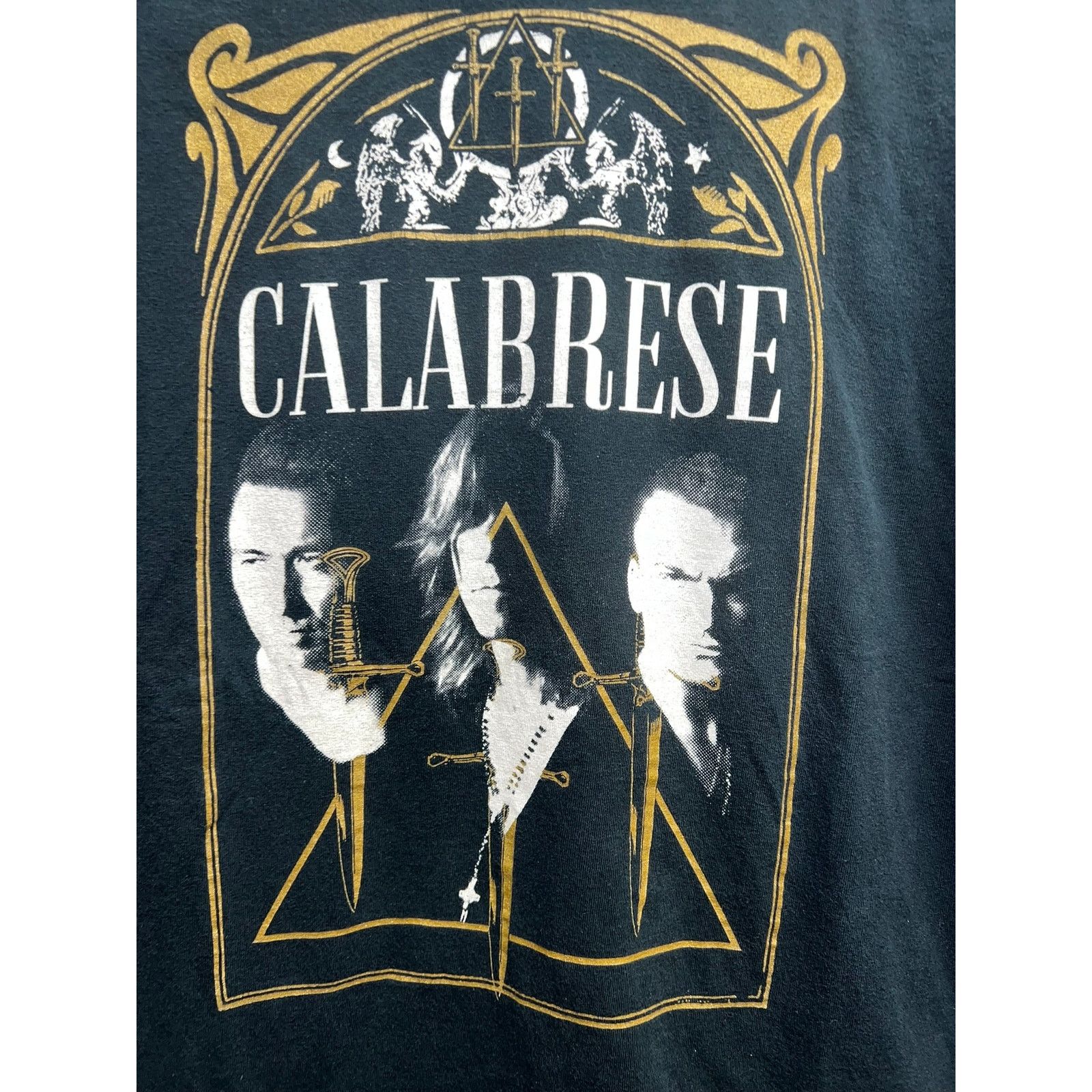 Gildan Vintage Calabrese Shirt Lust For Sacrilege Band Tour Tee L Size US L / EU 52-54 / 3 - 2 Thumbnail