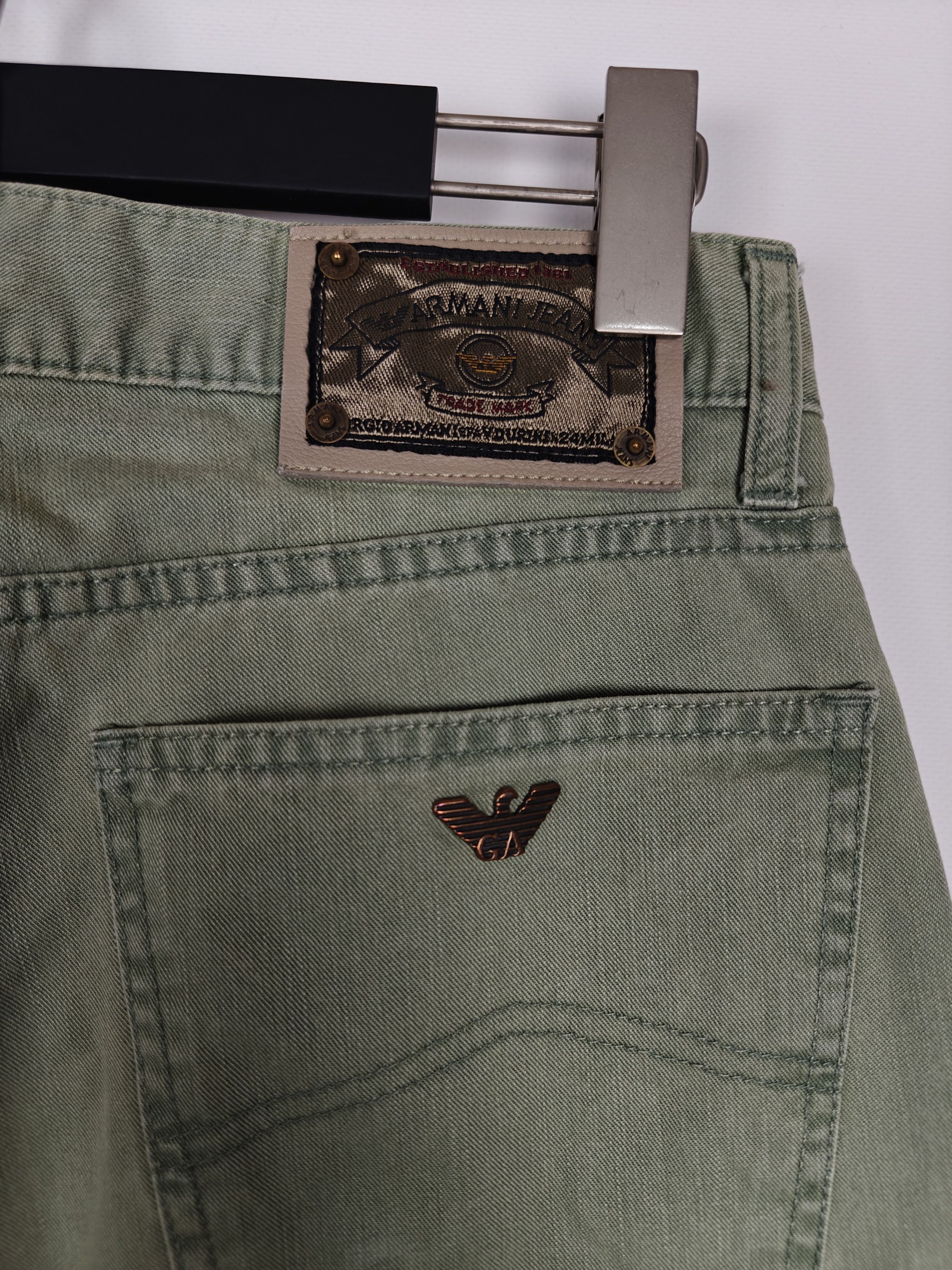 Armani Armani Denim Jeans VTG Pants Green size 33x32 Size US 33 - 12 Thumbnail