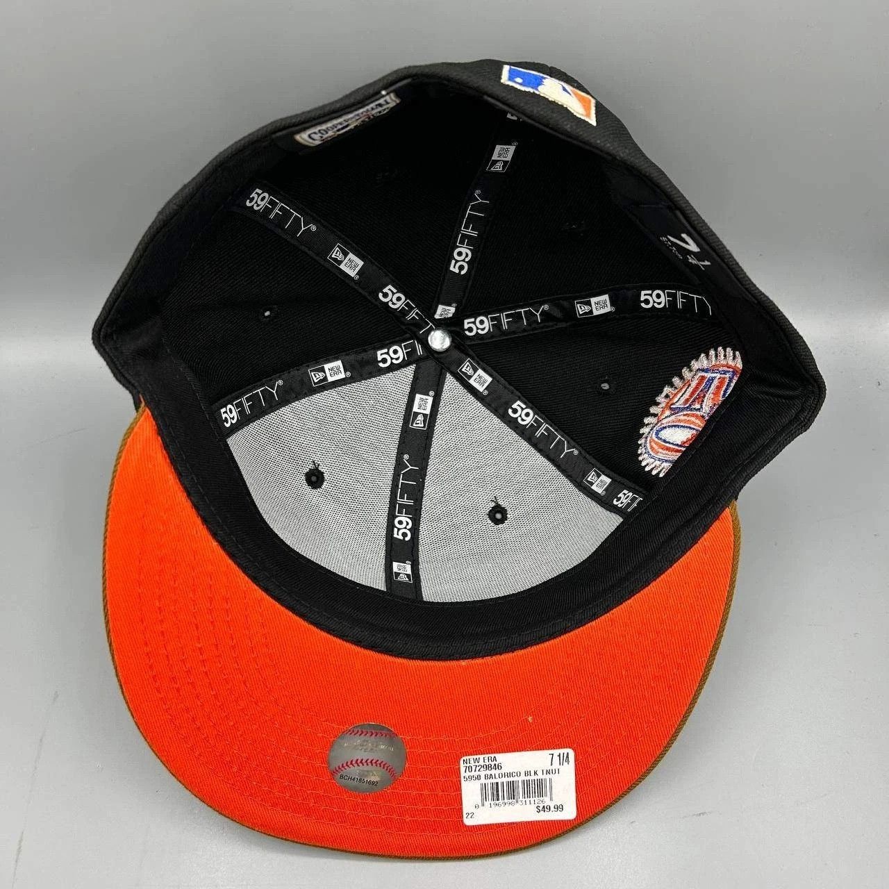 New Era Baltimore Orioles Gingerbread Hat Men 7 1/4 Black Fitted Cap Size ONE SIZE - 3 Thumbnail