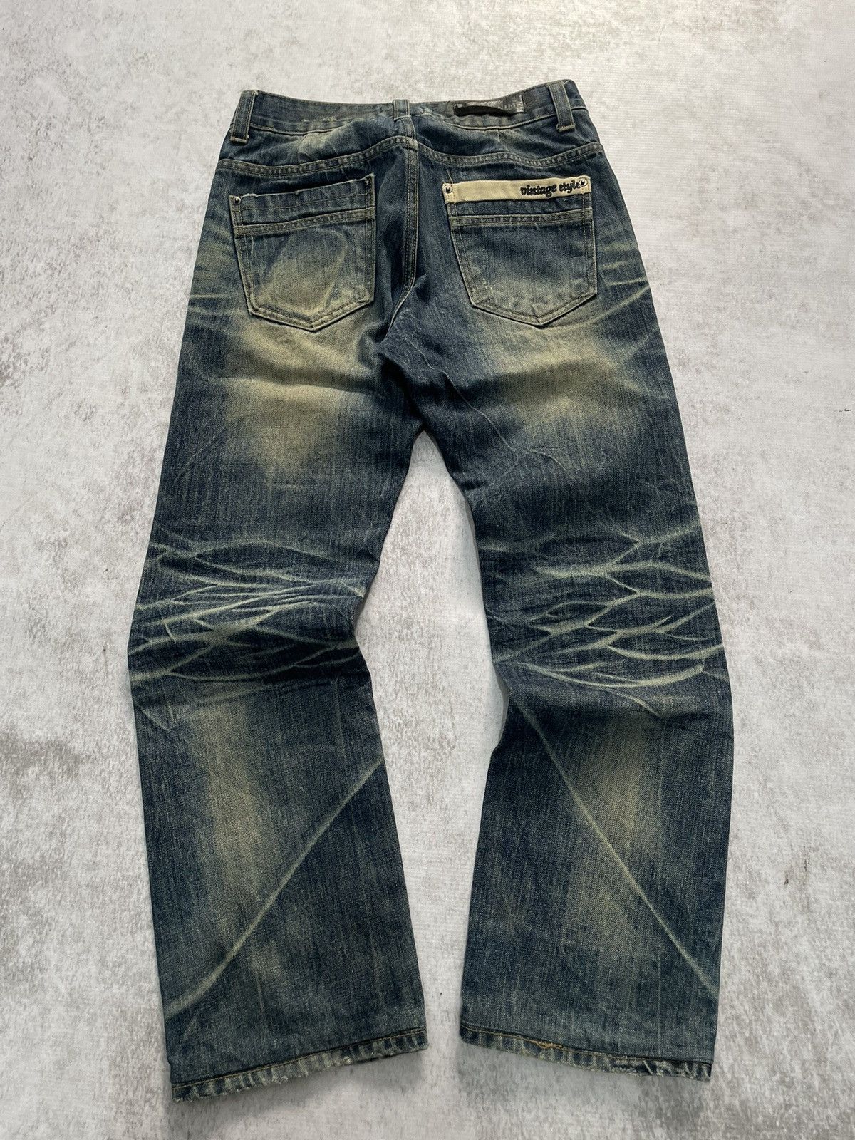 Hysteric Glamour 2000s vintage style japan acid wash denim Y2k style Size US 29 - 5 Thumbnail
