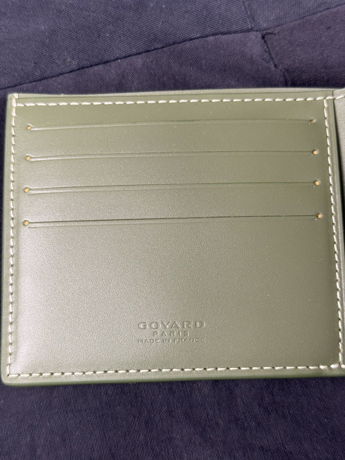 Goyard Victoire Wallet in Khaki Size ONE SIZE - 4 Thumbnail