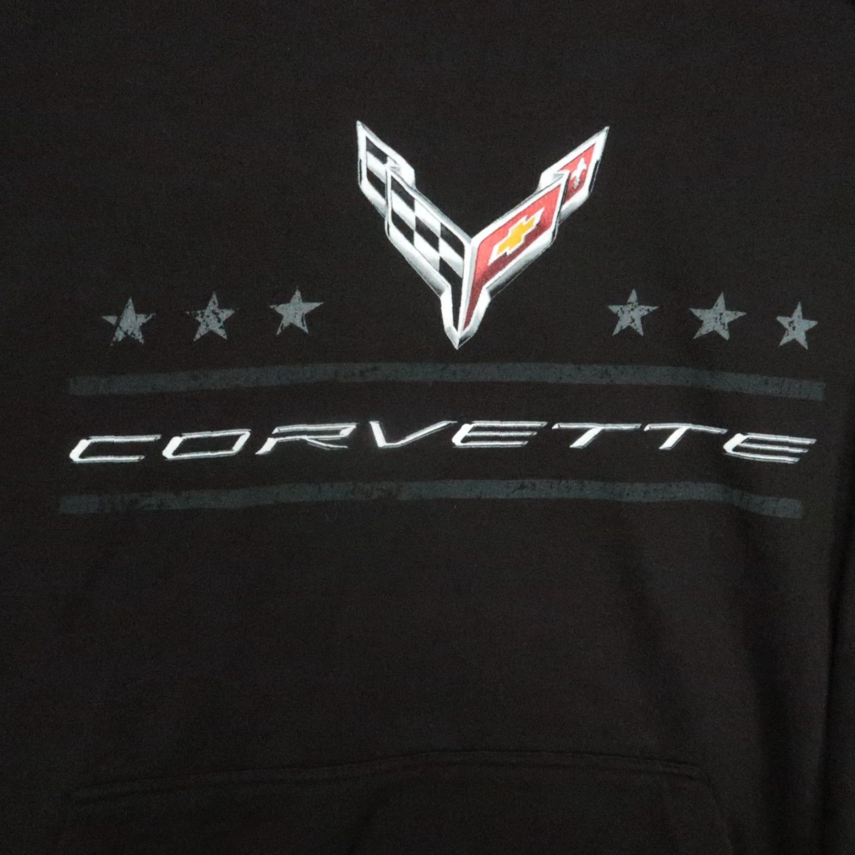 JH Design JH Design Hoodie Men XXL Black Pullover Corvette GM Pockets Racing Jeff Hamilton Size US XXL / EU 58 / 5 - 3 Thumbnail