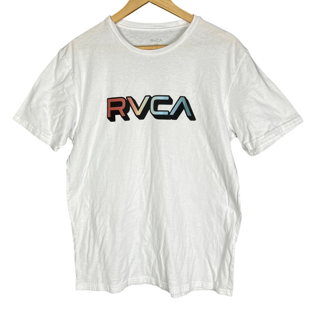 RVCA Men's RVCA Gradiant Color Logo 100% Cotton T-Shirt - Large Size US L / EU 52-54 / 3 - 1 Thumbnail