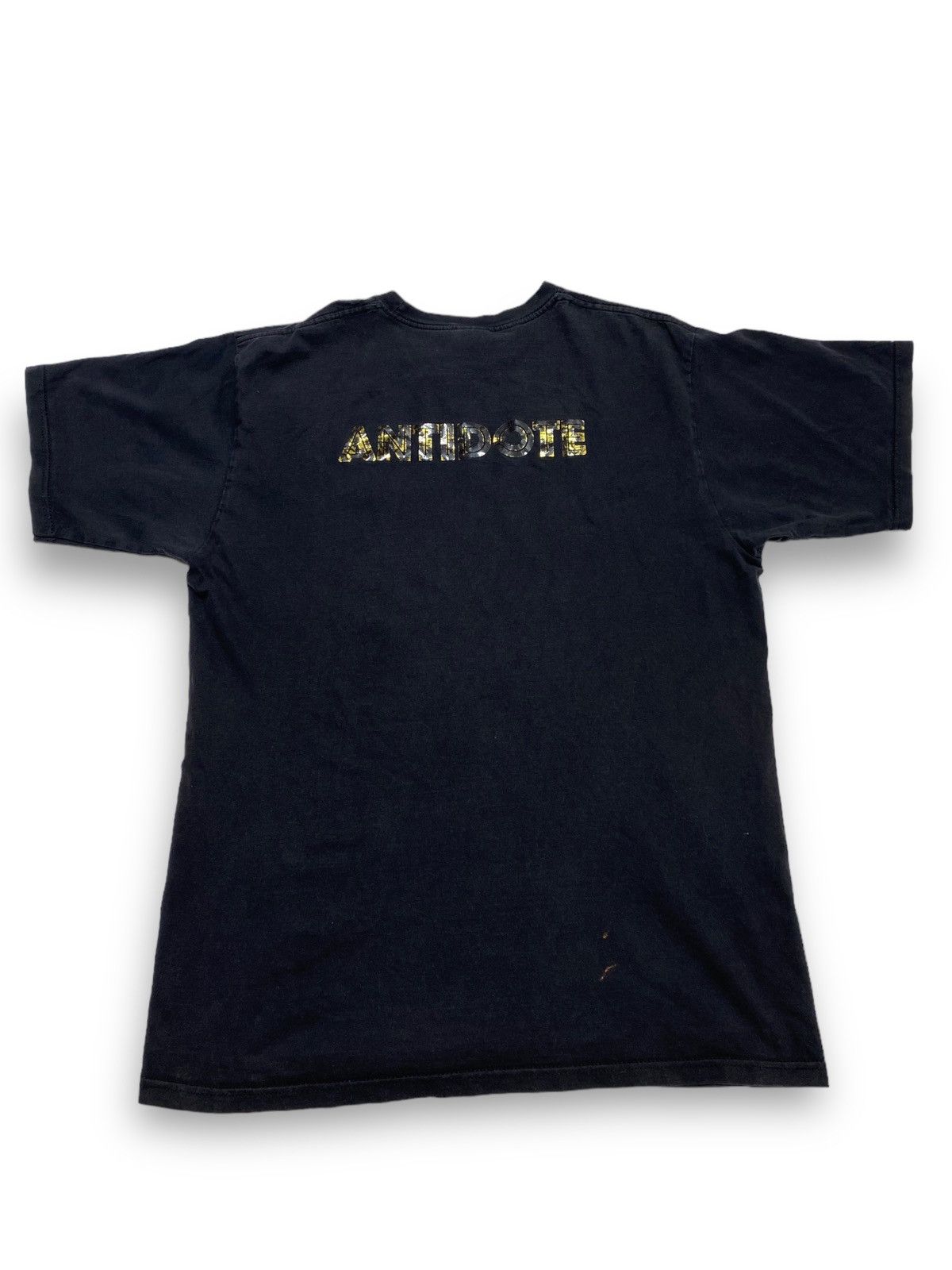 Band Tees Vintage ANTIDOTE Big Logo Back Black T Shirt Size US M / EU 48-50 / 2 - 4 Thumbnail