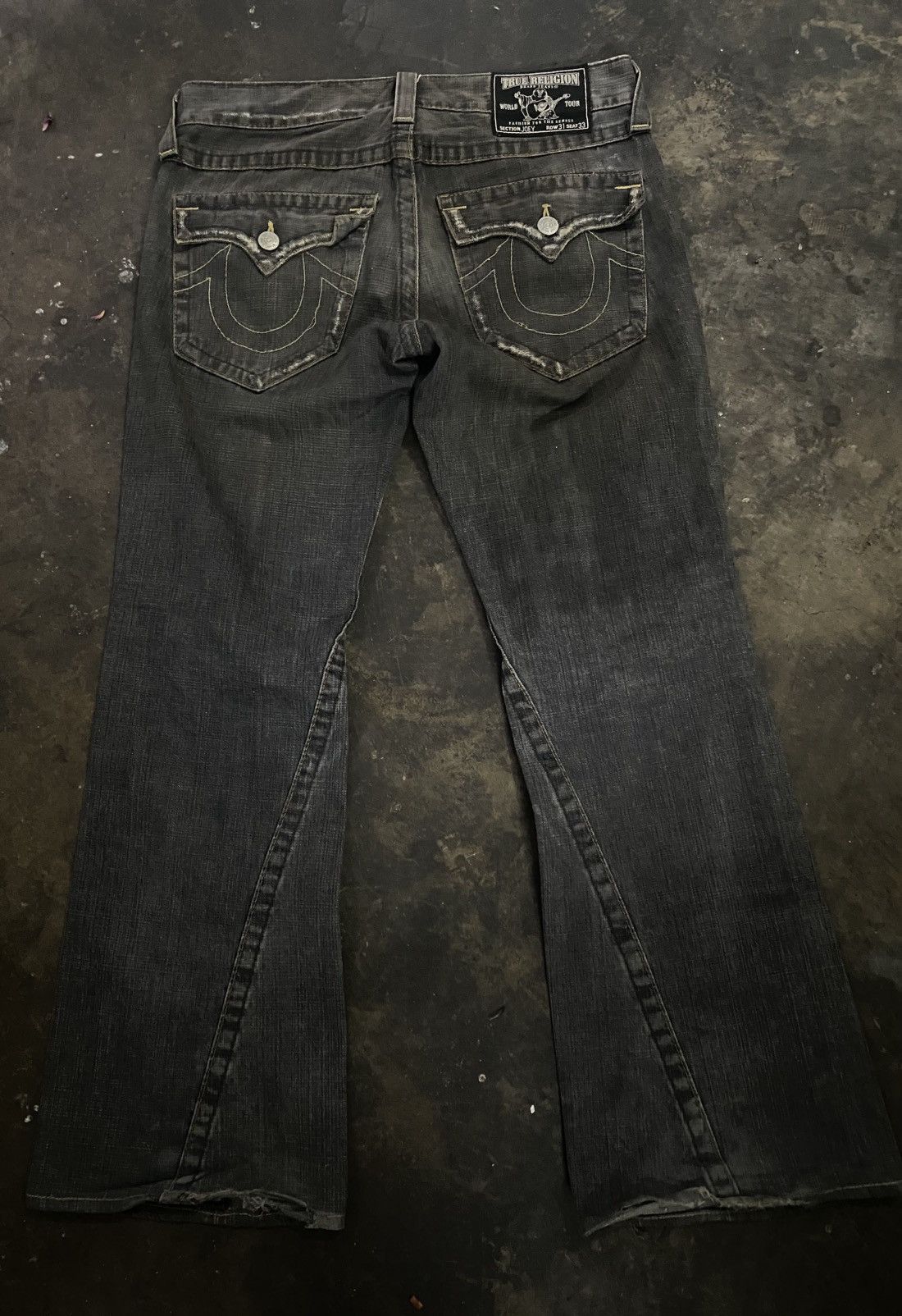If Six Was Nine × Le Grande Bleu (L.G.B.) × True Religion True religion flared denim jeans Size US 34 / EU 50 - 2 Thumbnail