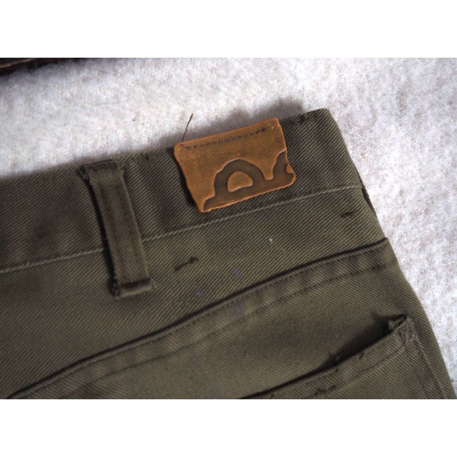 Lee **VTG 60s Lee Riders Serge Brown Twill USA Made Faded Mens Work Pants** User: VTG 60s Lee Riders Serge Brown Twill USA Made Faded Mens Work Pants Size US 36 / EU 52 - 7 Thumbnail