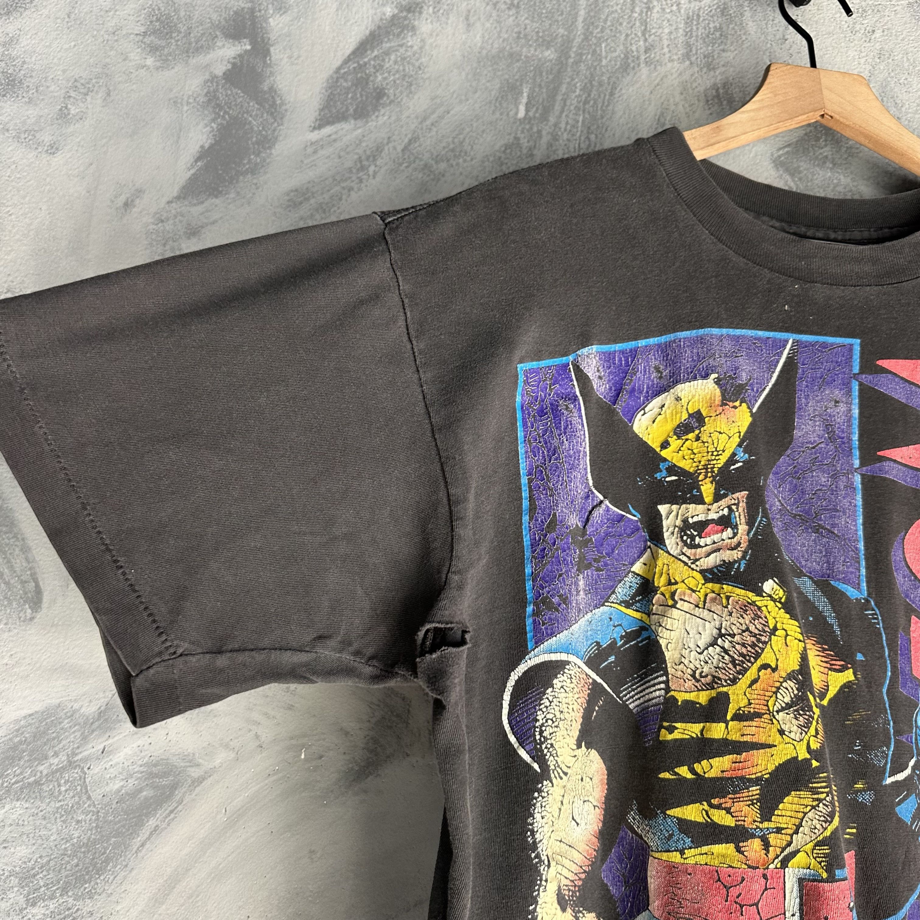 Other Vintage Super Rare 1993 Wolverine X-Men T-shirt XL Size US XL / EU 56 / 4 - 4 Thumbnail
