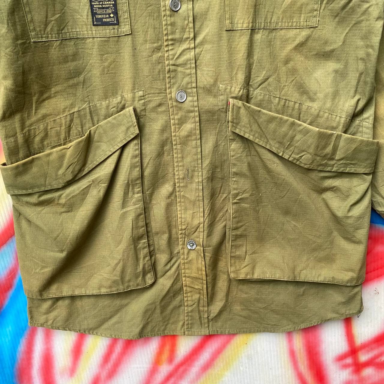 Japanese Brand × Vintage Vintage Gym Master Sun Faded Jacket Size US XL / EU 56 / 4 - 8 Thumbnail