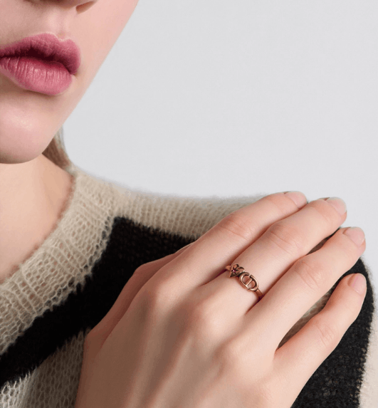Dior o1w1db10126 R2227W Size : OS / Charms Ring in Gold/Pink Size ONE SIZE - 5 Thumbnail