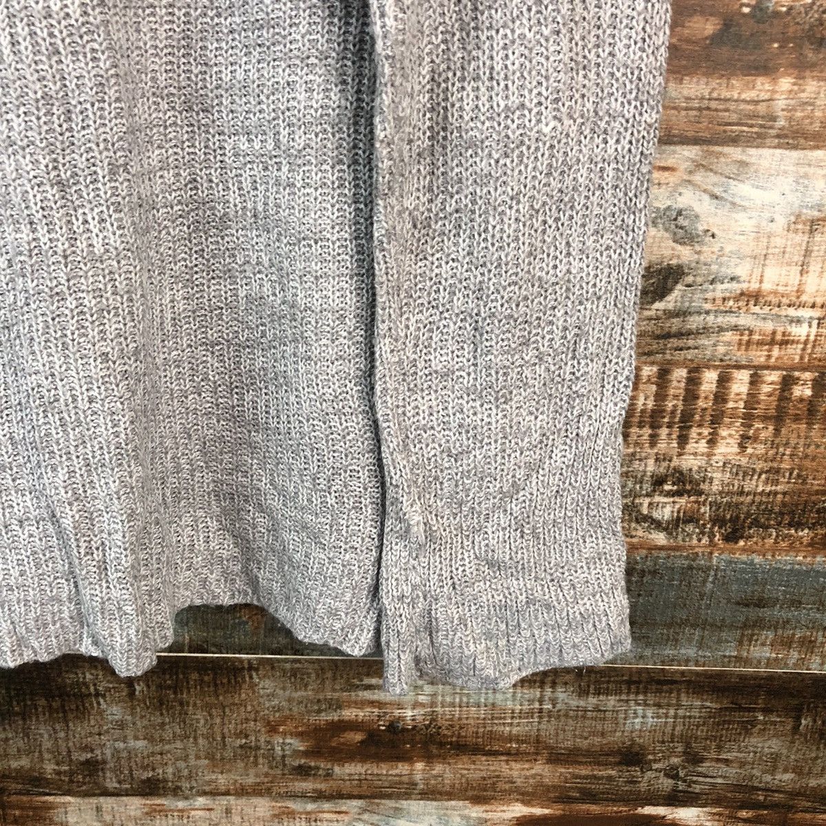 Homespun Knitwear × Japanese Brand Putietal Grey vintage Knitwear #A2231 Size US M / EU 48-50 / 2 - 16 Thumbnail