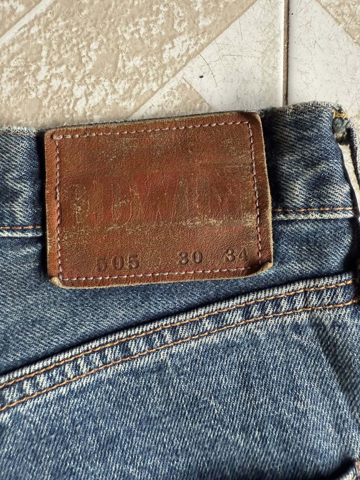 Edwin 90’s EDWIN 505 RARE POCKET LOGO JAPANESE RETRO VINTAGE PANTS Size US 32 / EU 48 - 7 Thumbnail