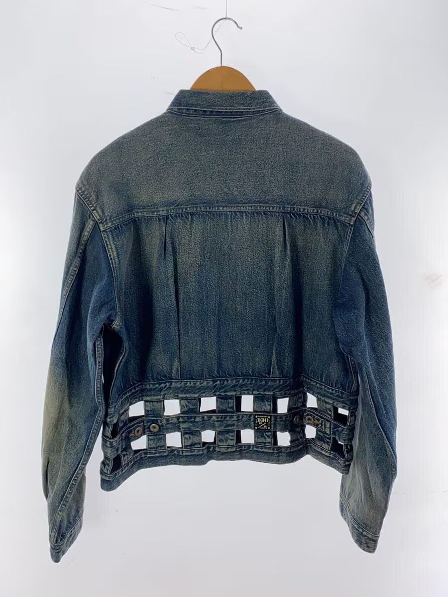 Kapital Perforated Denim Jacket Size US L / EU 52-54 / 3 - 2 Thumbnail