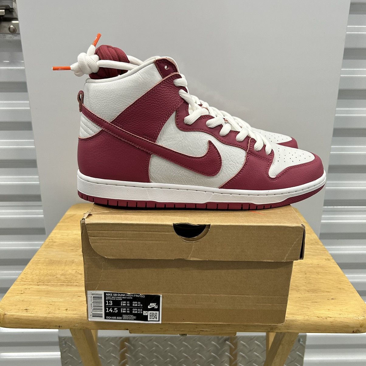 Nike SB Dunk High Pro ISO Orange Label Sweet Beet Sz 13
