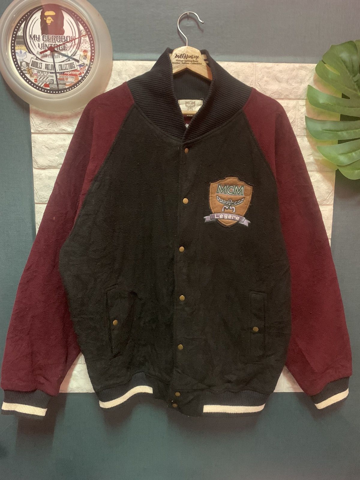 MCM × Vintage Varsity Jacket MCM Size US XL / EU 56 / 4 - 1 Thumbnail