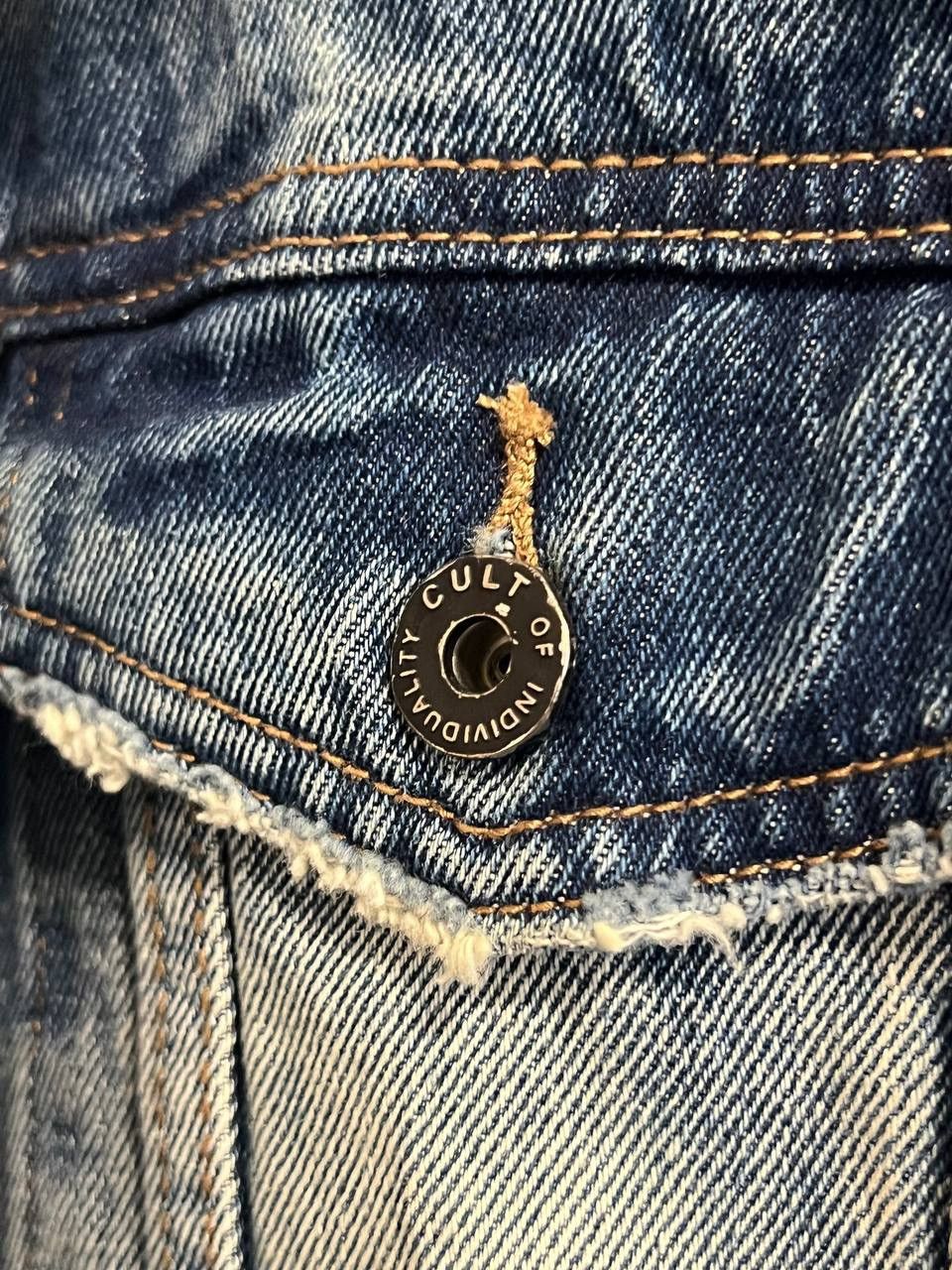 Cult Of Individuality Accept offers ! Cult of Individuality x PANTERA Denim Jacket Size US XL / EU 56 / 4 - 4 Thumbnail