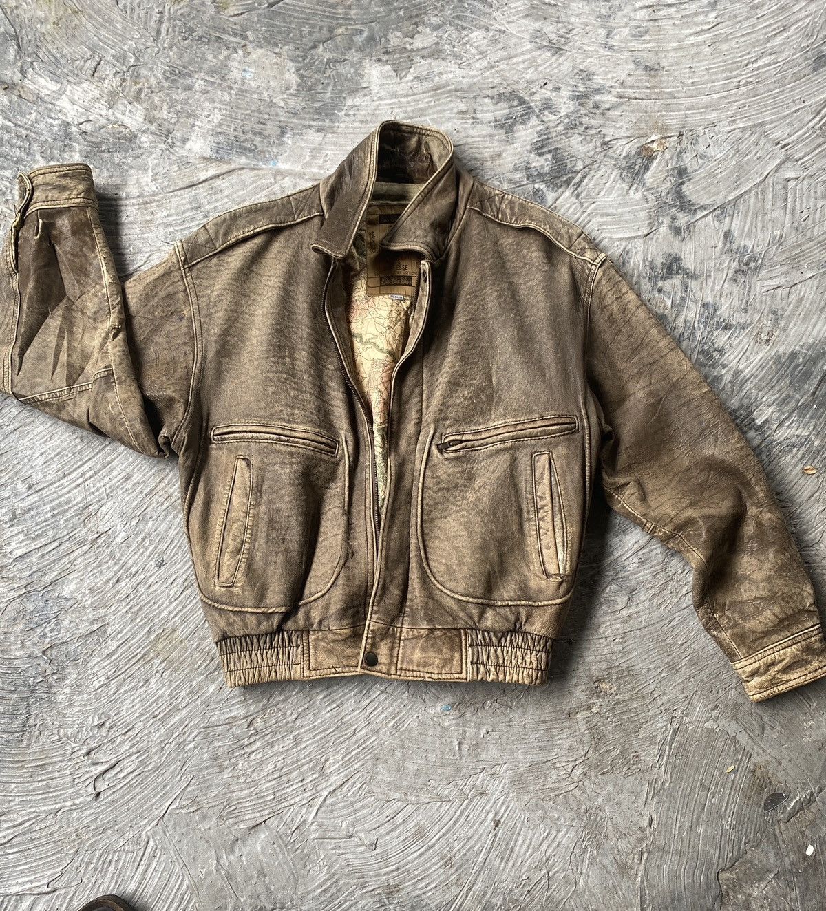 Vintage 💥OFFER NOW💥Vintage Due -Esse Fully Leather Jacket Sheepskin Size US M / EU 48-50 / 2 - 1 Thumbnail