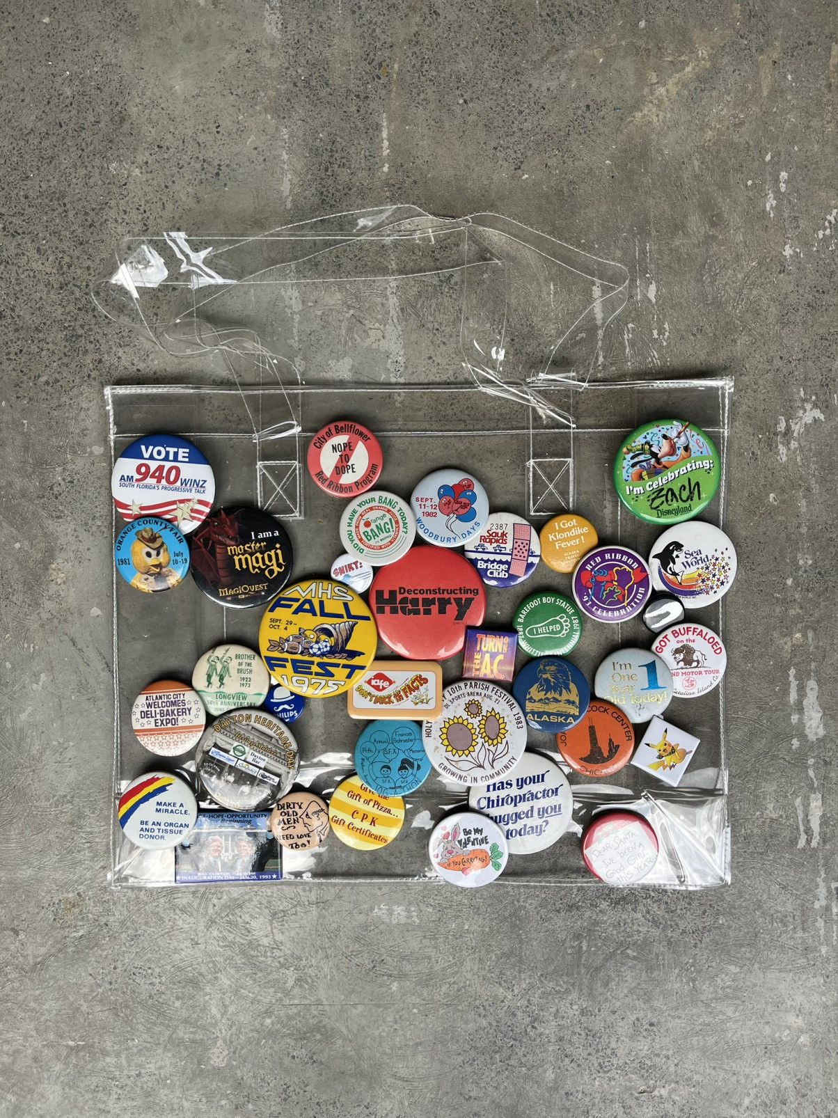Other 1 of 1 unknown archive x permission only pin tote bag Size ONE SIZE - 1 Thumbnail