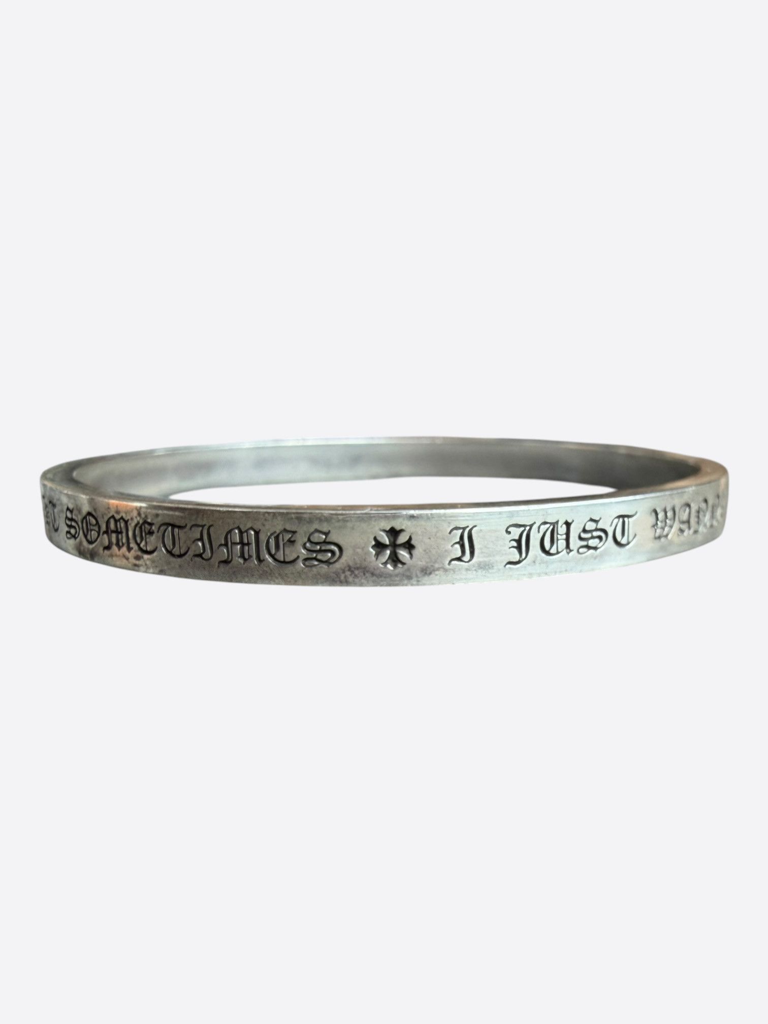 Chrome Hearts Chrome Hearts Silver Spacer Bangle Bracelet Size ONE SIZE - 7 Thumbnail