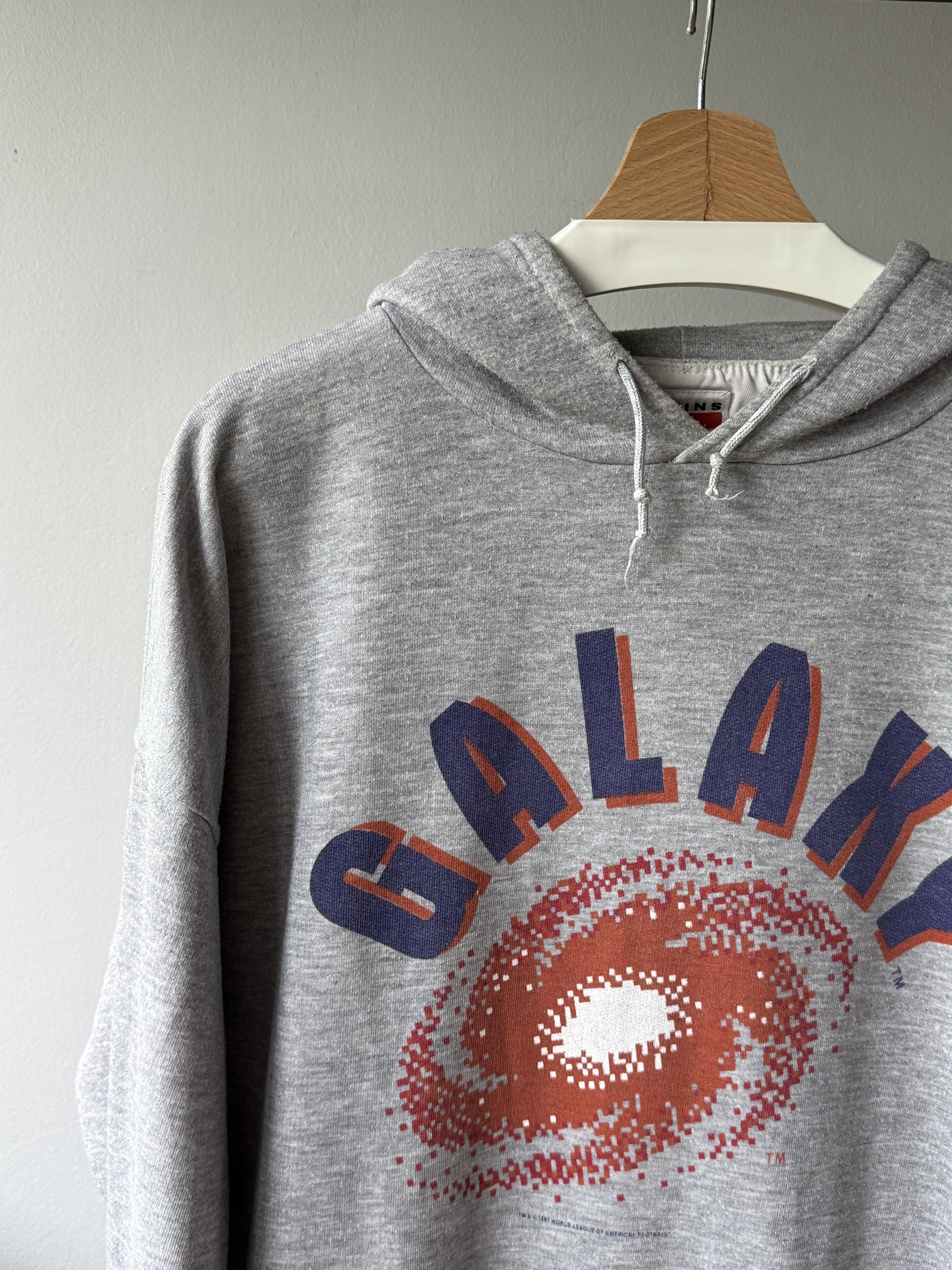 Vintage 1997 Frankfurt Galaxy Twins Apparel American Football Hoodie Size US L / EU 52-54 / 3 - 5 Thumbnail