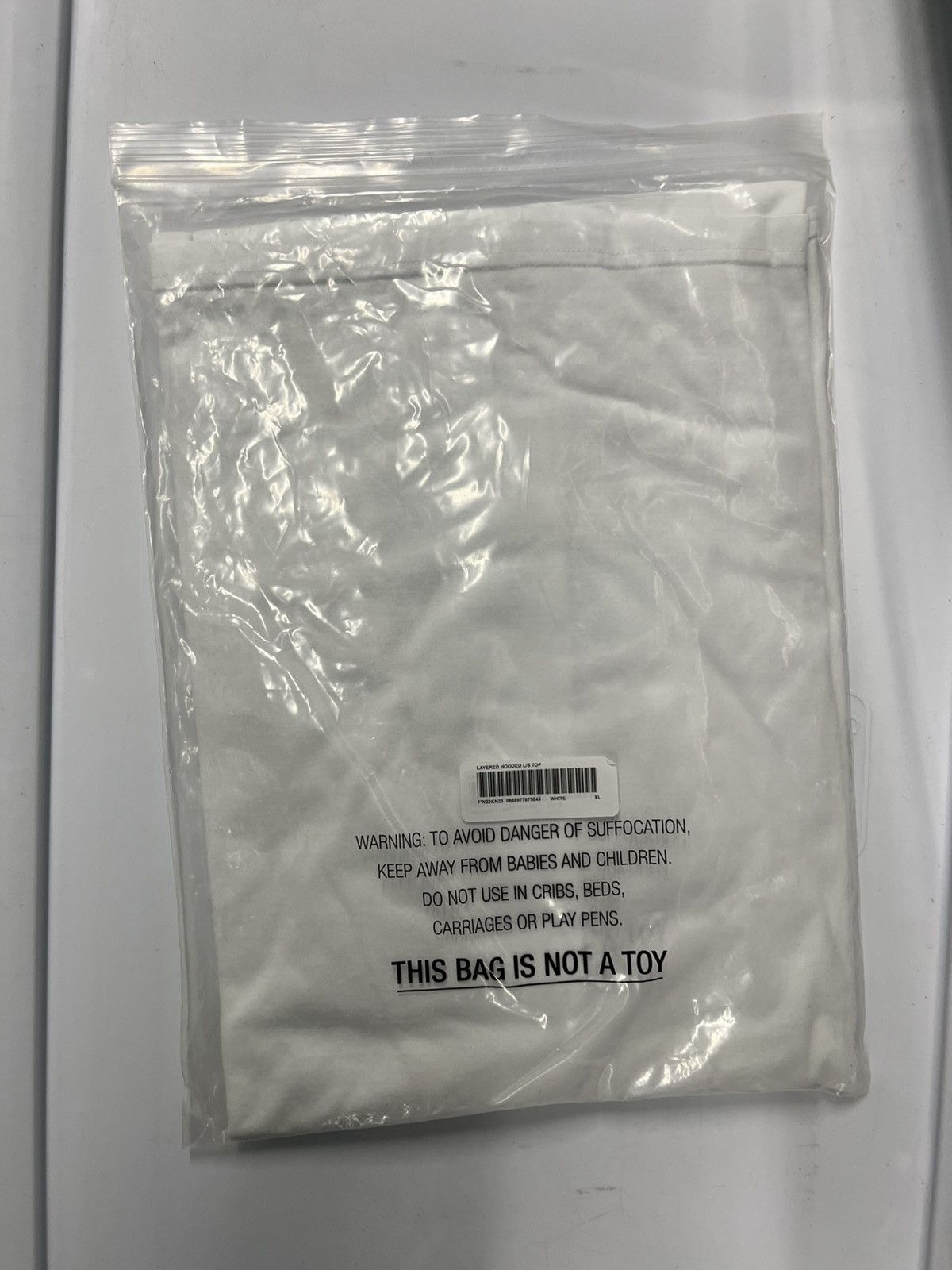 Supreme Supreme FW22 Layered Hooded L/S White Long Sleeve Top Hoodie Size US XL / EU 56 / 4 - 4 Thumbnail