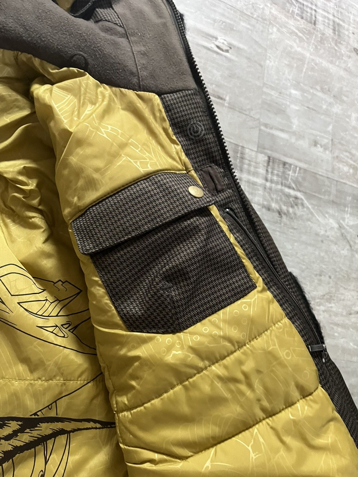 The North Face RARE Brown Herringbone North Face Snowboarding Jacket Size US L / EU 52-54 / 3 - 8 Thumbnail