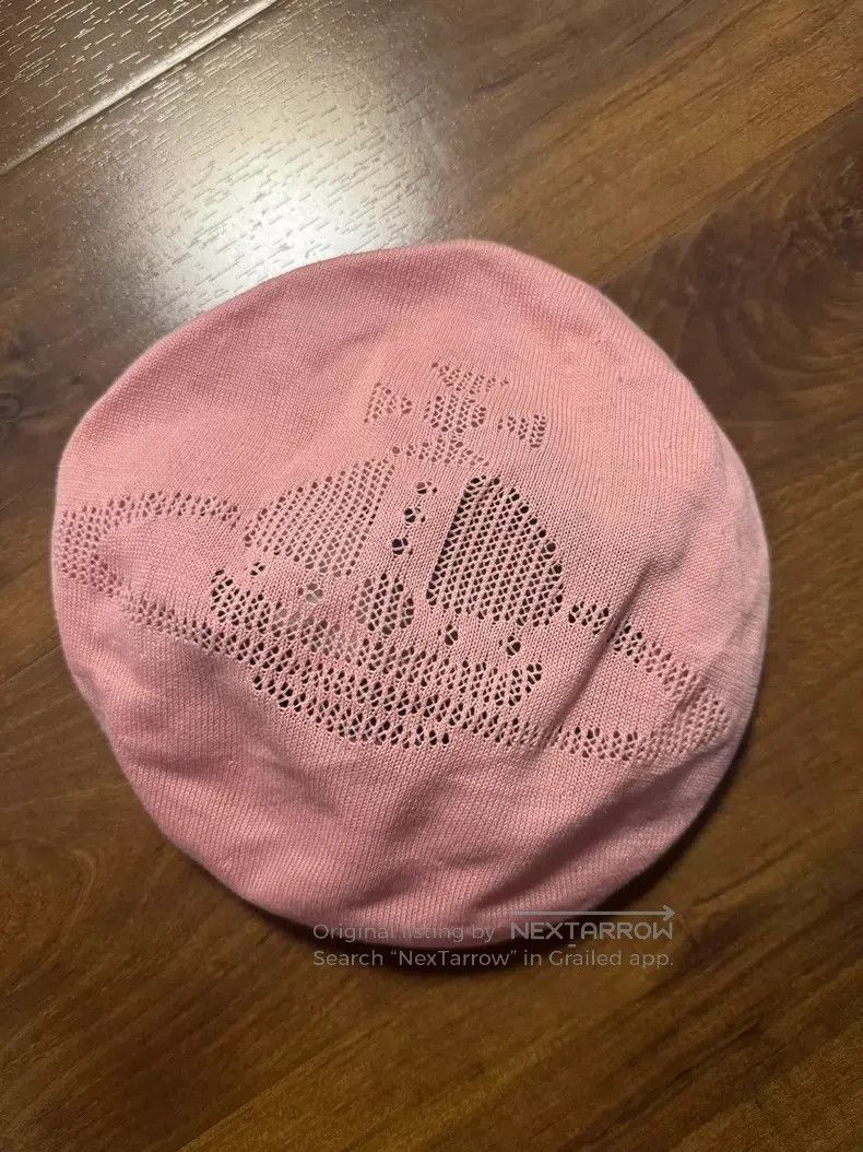Vivienne Westwood Vivienne Westwood Pink Saturn cut-out beret Size ONE SIZE - 1 Thumbnail