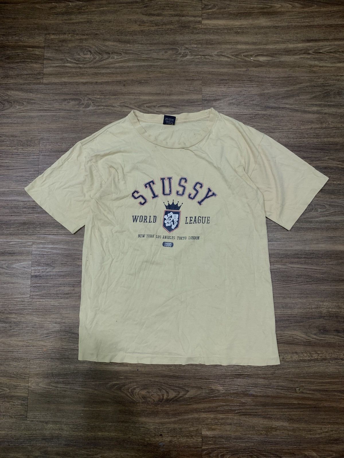 Vintage Stussy “WORLD LEAGUE’’ Tee