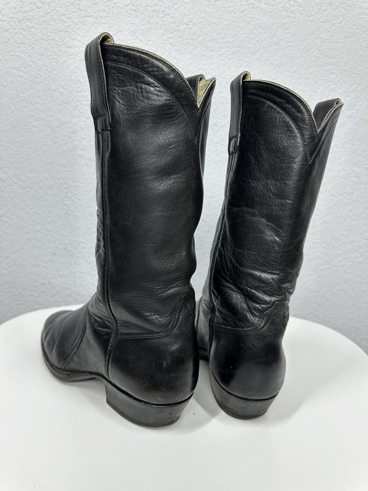 A.S.98 Vintage High Heels Leather Boots Knee Y2k Avantgarde Rare Size US 9 / IT 39 - 5 Thumbnail