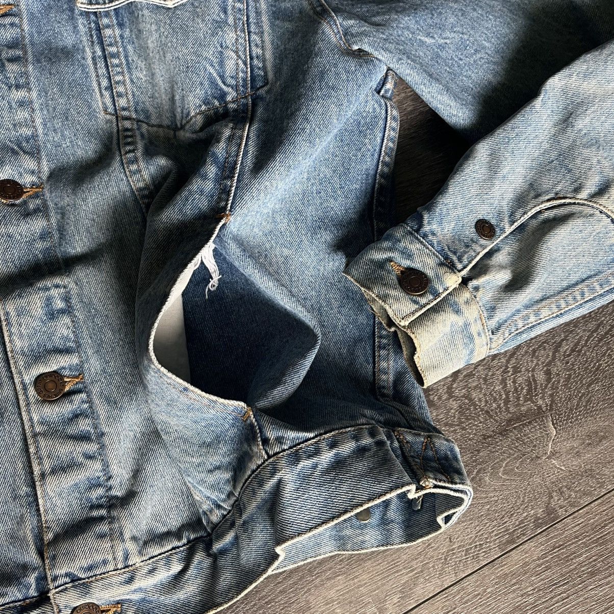 Britches Vintage 1990s Britches Light Wash Denim Jean Trucker Jacket Size US XL / EU 56 / 4 - 7 Thumbnail