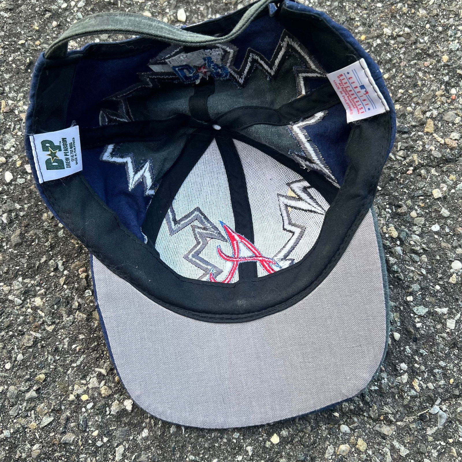 MLB Vintage Atlanta braves drew pearson mlb hat Size ONE SIZE - 3 Thumbnail