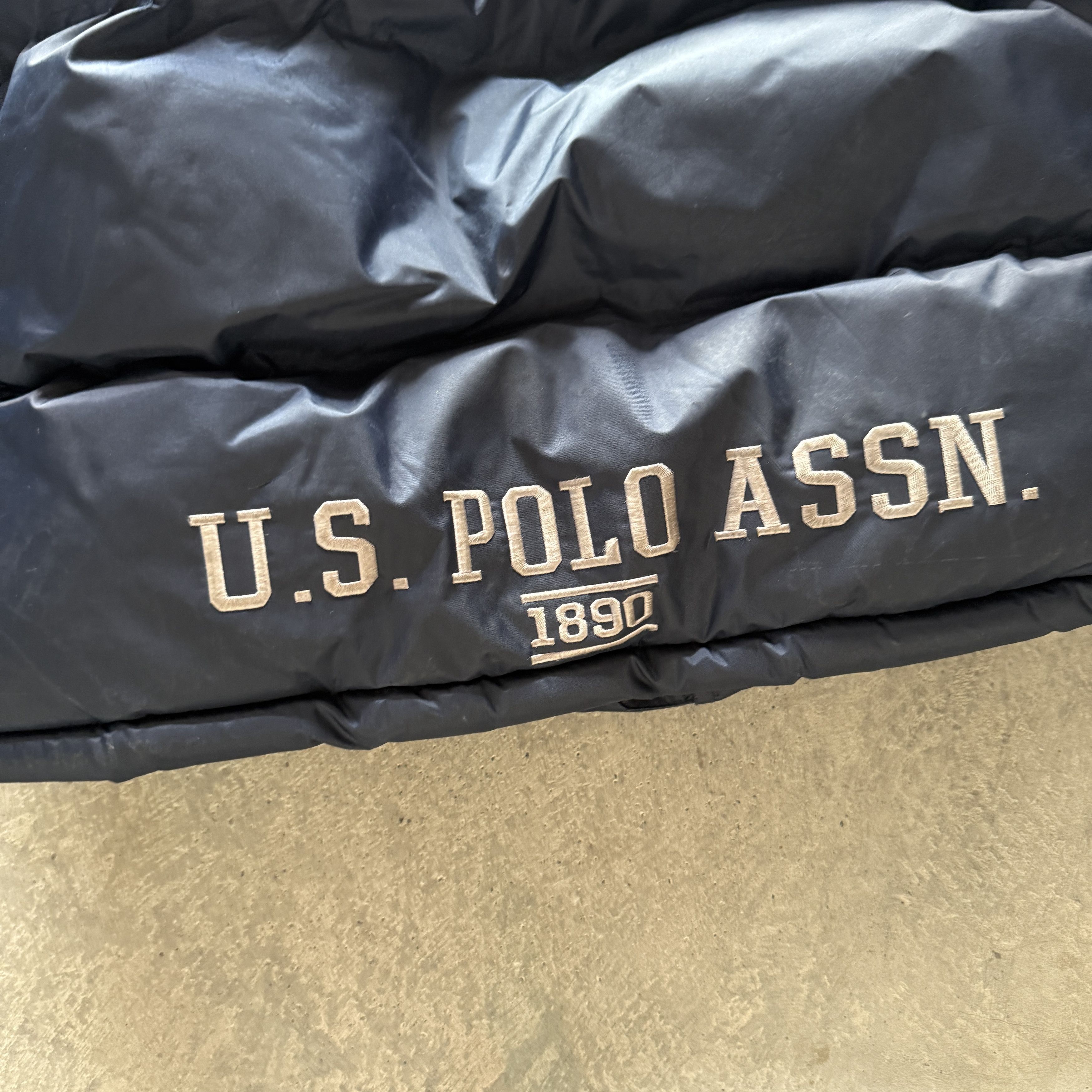 U.S. Polo Assn. vintage us polo assn blue insulated puffer jacket Size US M / EU 48-50 / 2 - 8 Thumbnail