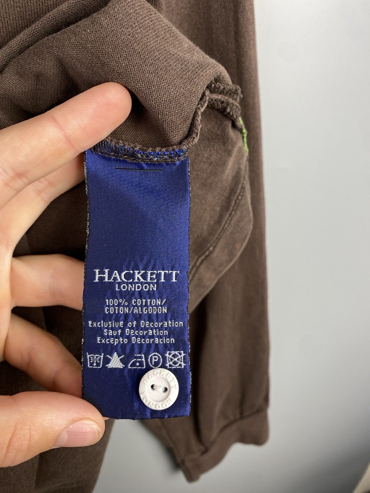 Hackett Hackett Army Polo Team #3 Long Sleeve Polo Shirt Size US L / EU 52-54 / 3 - 17 Thumbnail