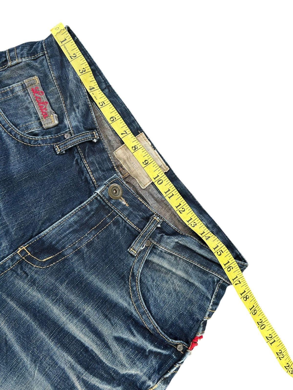Kapital FLARE YOSHITOMO NARA LOLITA Vintage Distressed Denim Jeans Size US 34 / EU 50 - 14 Thumbnail
