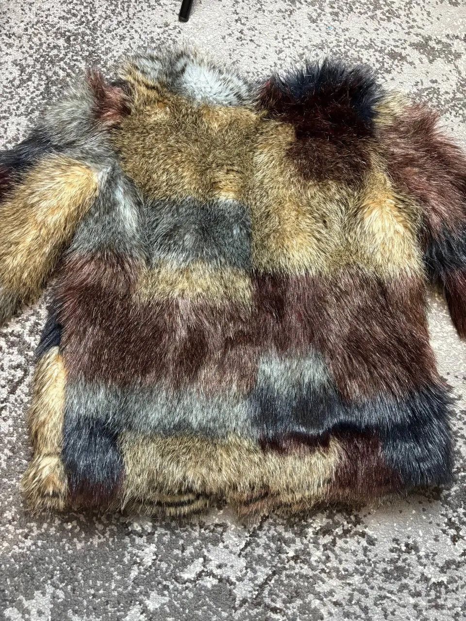 Vintage Vintage Y2K Fur And Faux Avantgarde Carti Style Bomber Jacke Size US S / EU 44-46 / 1 - 7 Thumbnail