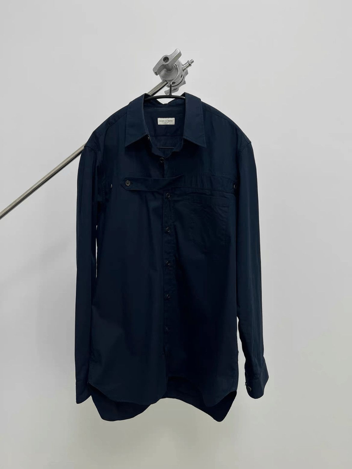 Dries Van Noten Dries Van Noten Sz 50 Dries Van Notwn Stripe Shirt Jacket- Size US M / EU 48-50 / 2 - 1 Thumbnail