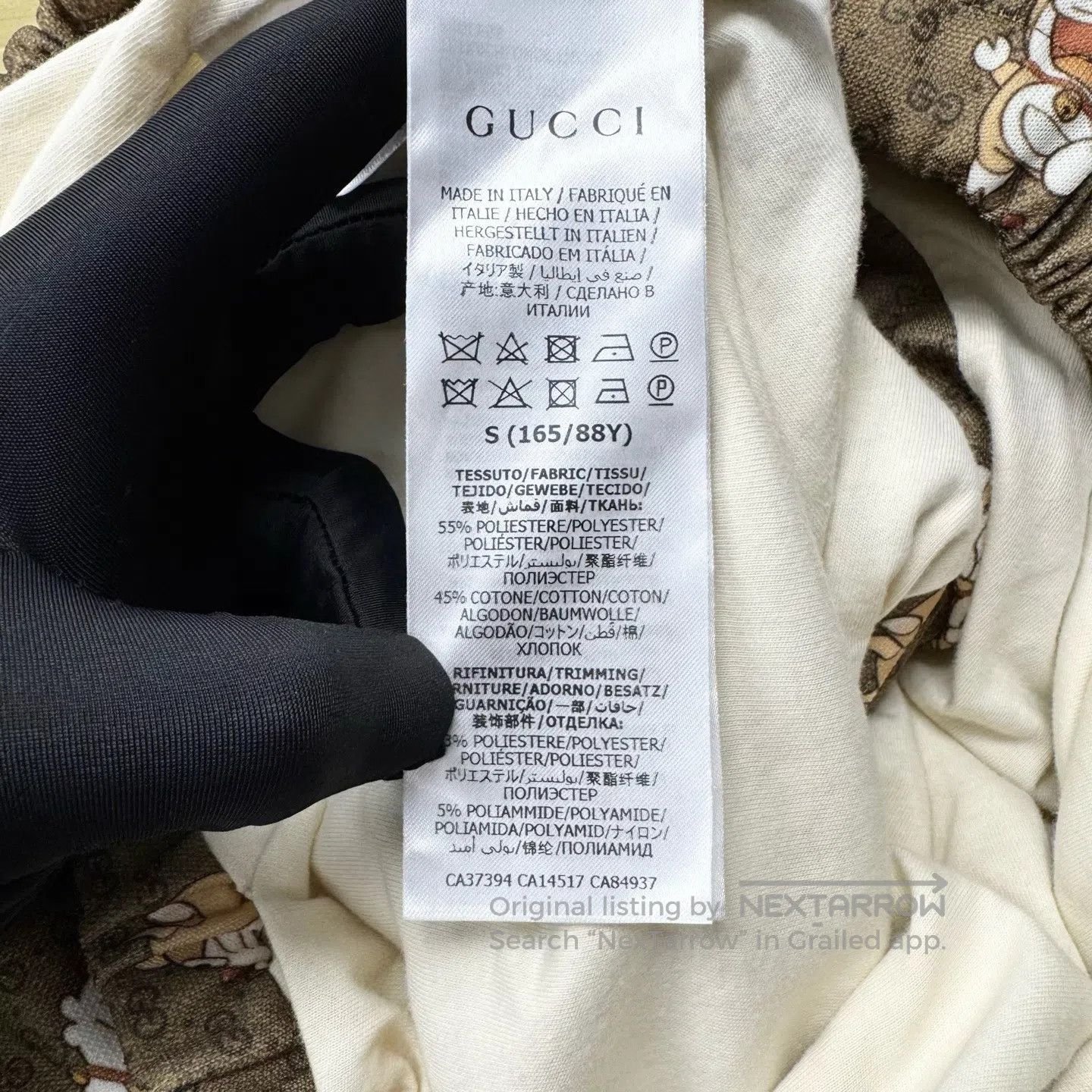Gucci Guicci Doraemon Double G Full Logo Striped Red and Green T Size US S / EU 44-46 / 1 - 5 Thumbnail