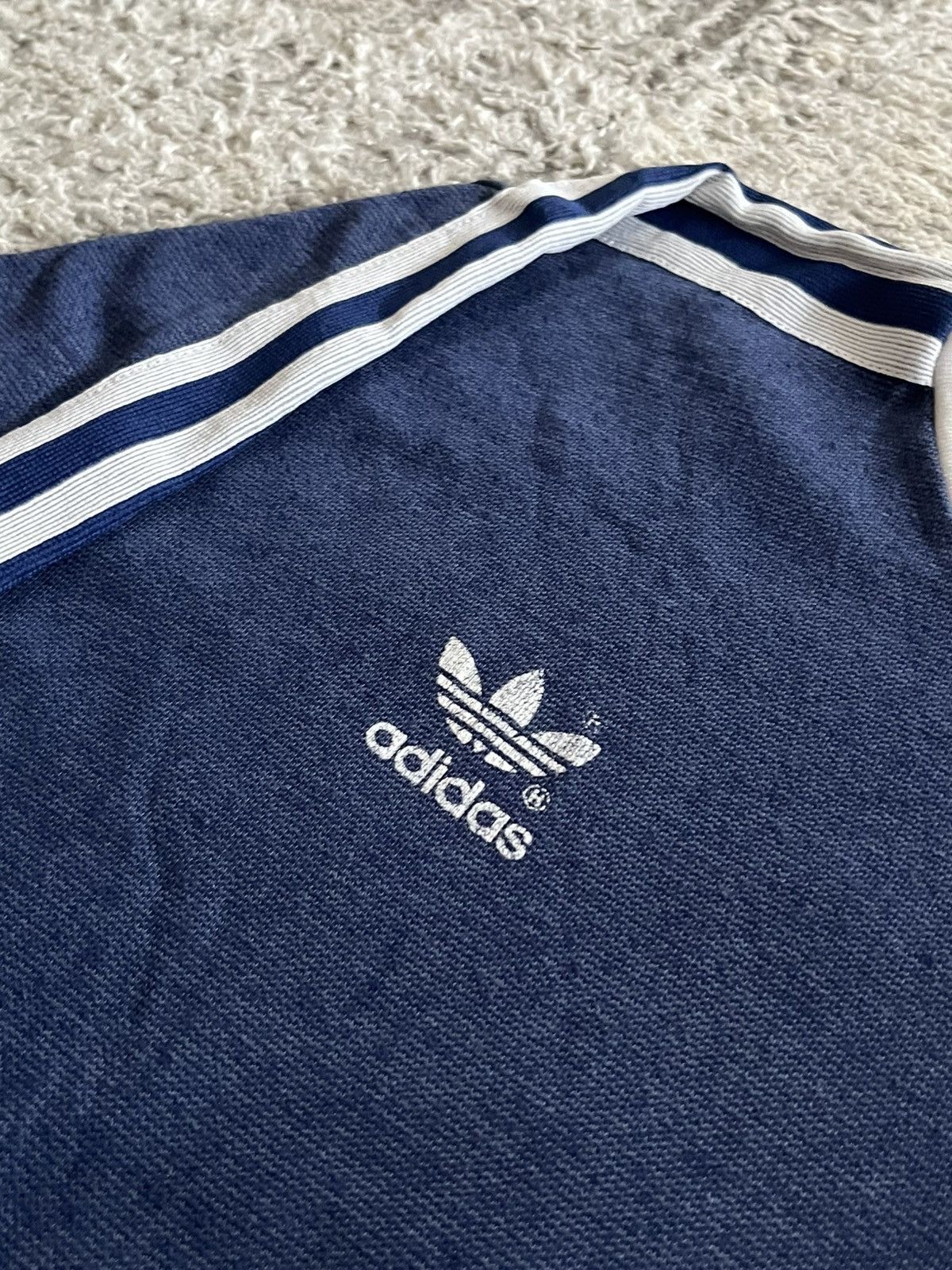 Adidas Vintage 70s Adidas Long-sleeve Size US L / EU 52-54 / 3 - 2 Thumbnail