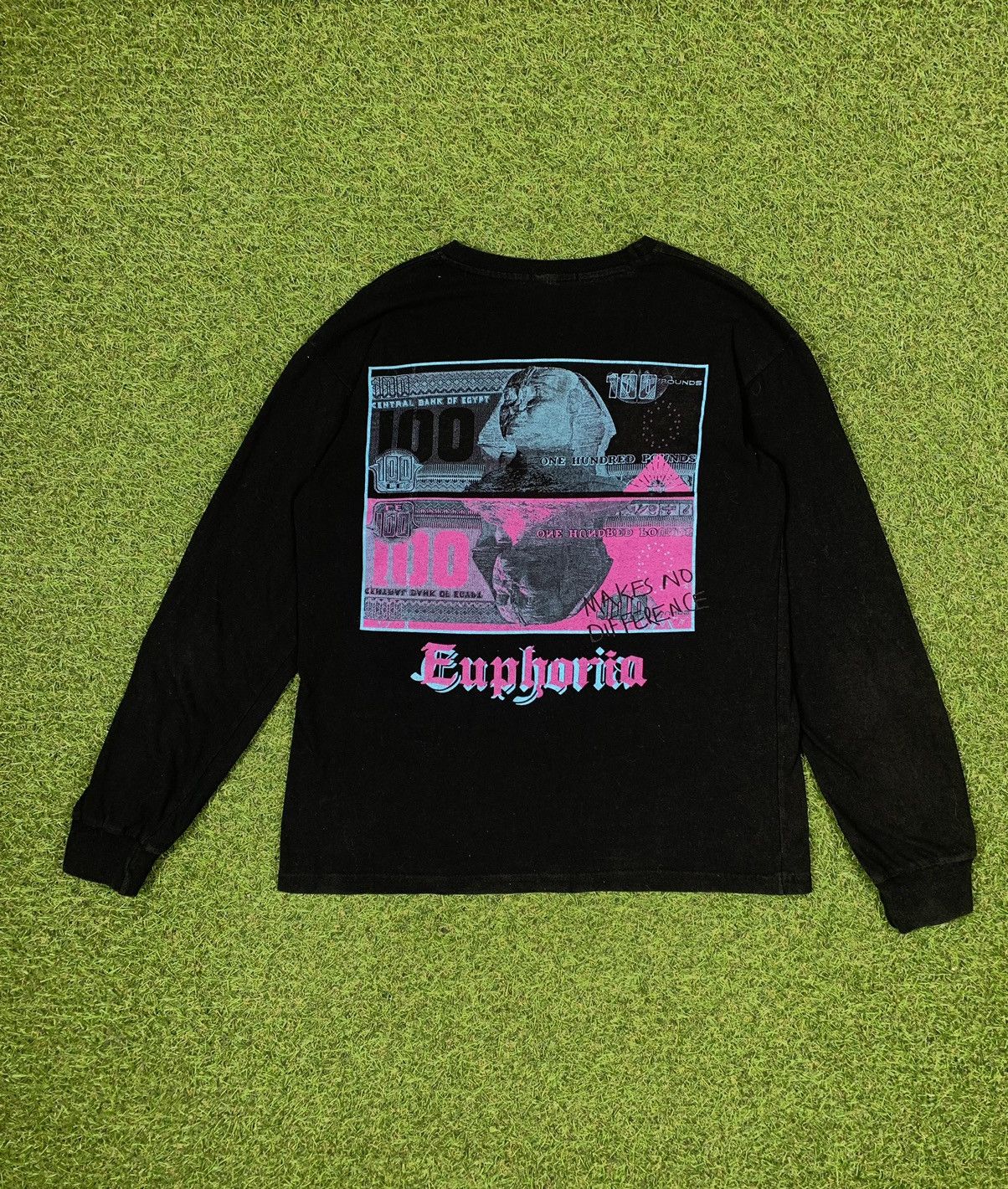 Vintage Vintage Euphoria long sleeve tee Japanese style size M Size US M / EU 48-50 / 2 - 1 Thumbnail