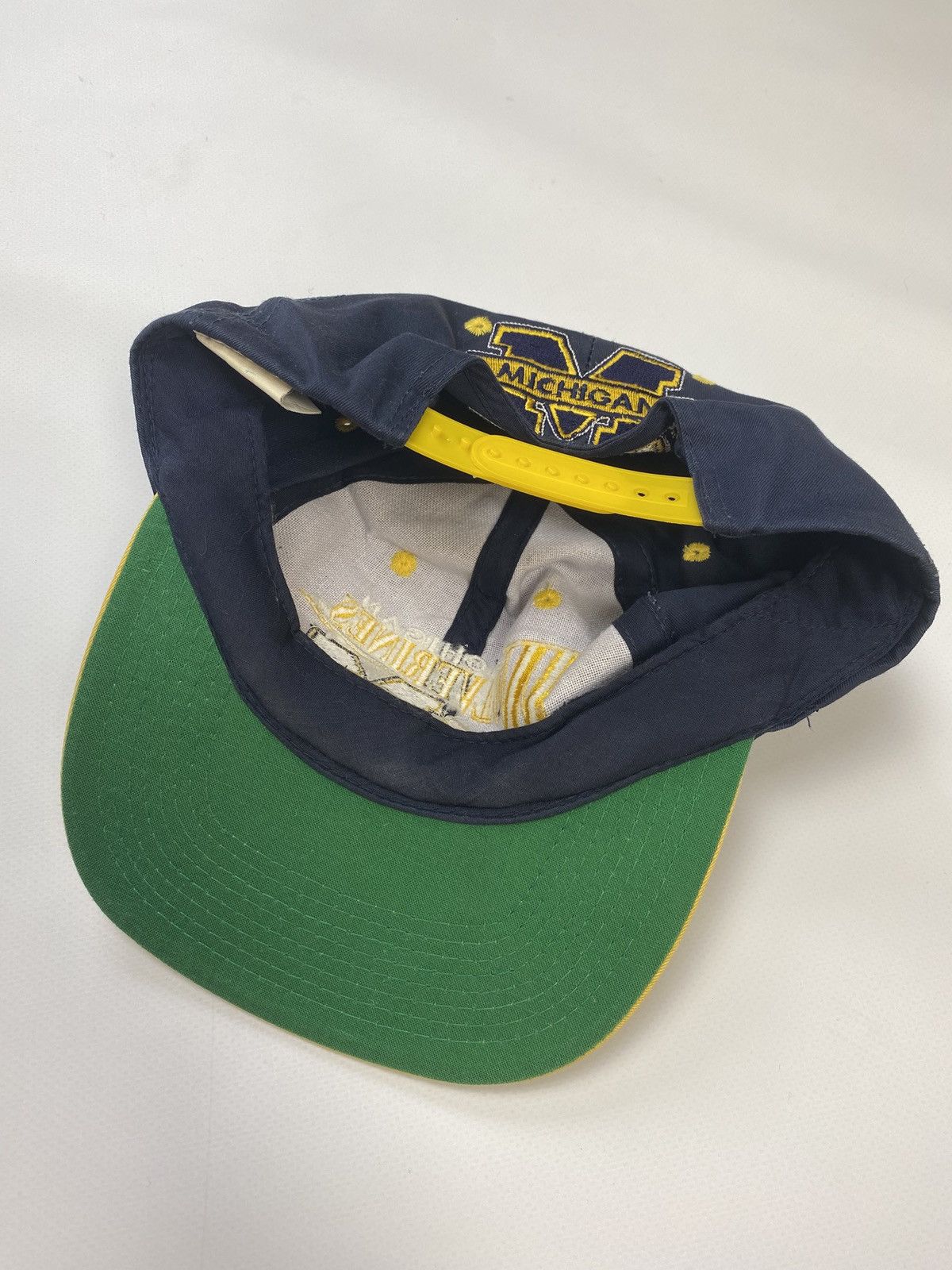 NFL Rare NFL Vintage Michigan Wolverines SnapBack Hat 1992 Size ONE SIZE - 5 Thumbnail