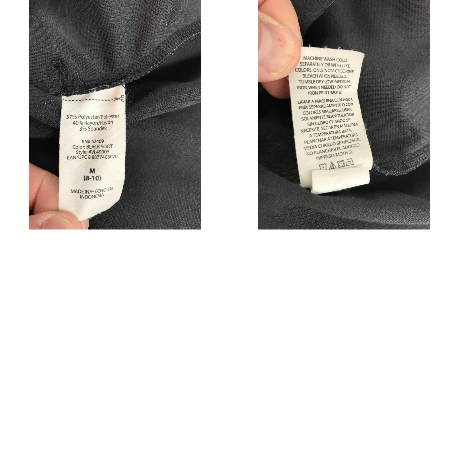 Avia Avia Activewear Hoodie Women's M Black Pullover Regular Size Medium Pullover Hoodie Modern Activewear Womens Size M / US 6-8 / IT 42-44 - 8 Thumbnail