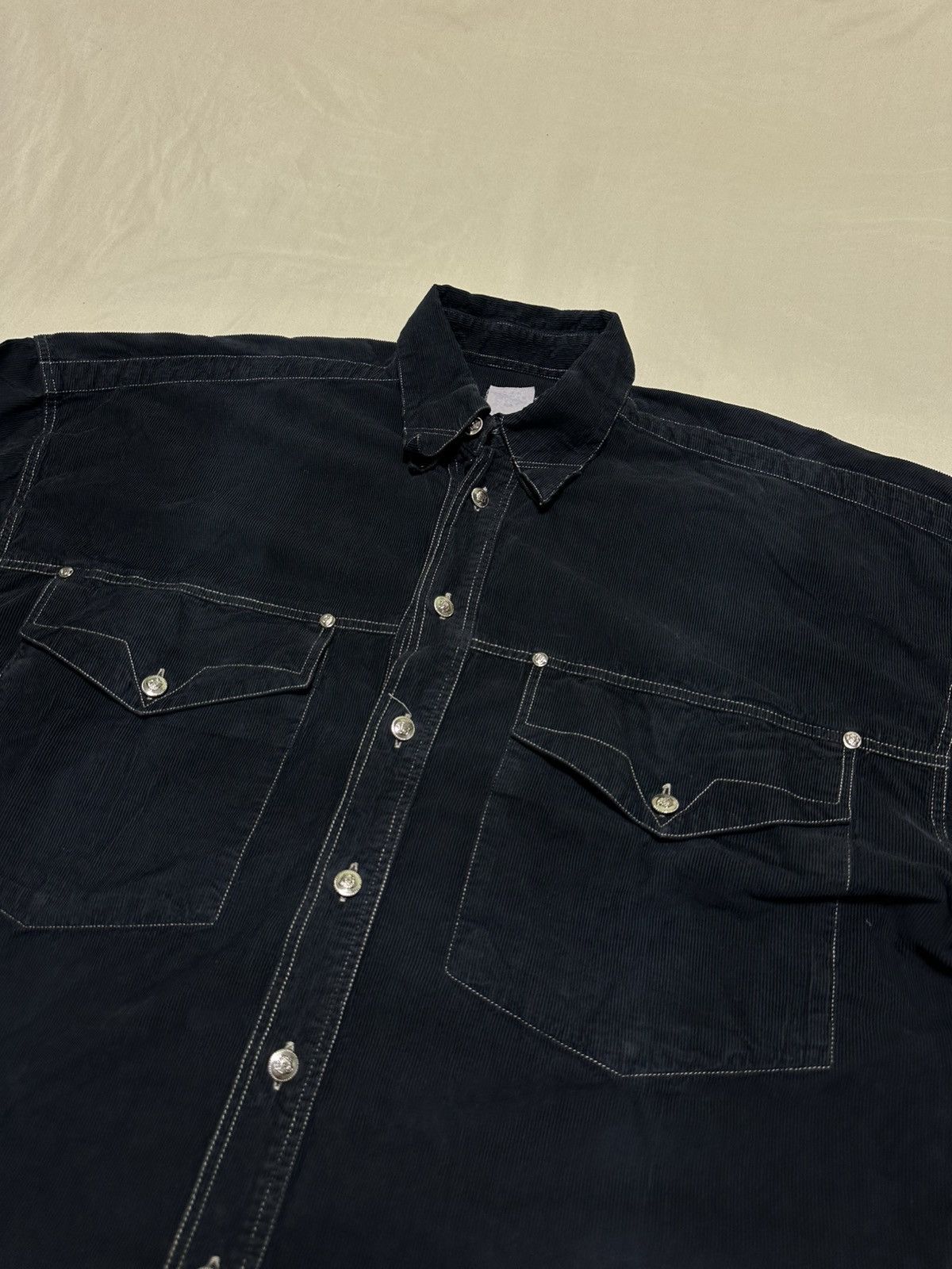 Versace × Vintage Versace shirt vintage mens Size US L / EU 52-54 / 3 - 2 Thumbnail
